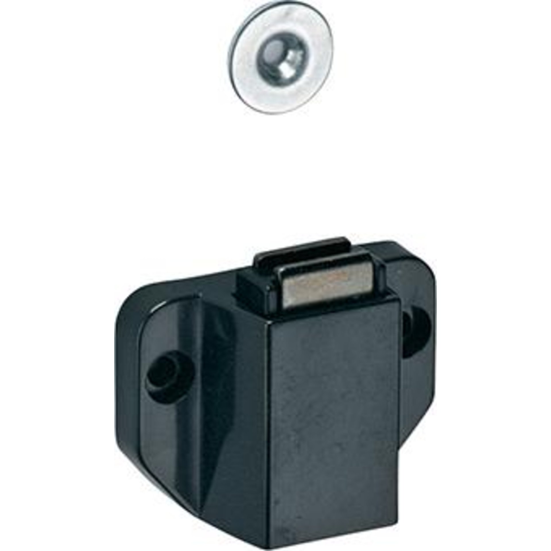 Druckmagnetschn. D7 KF schwarz 20873 Hettich