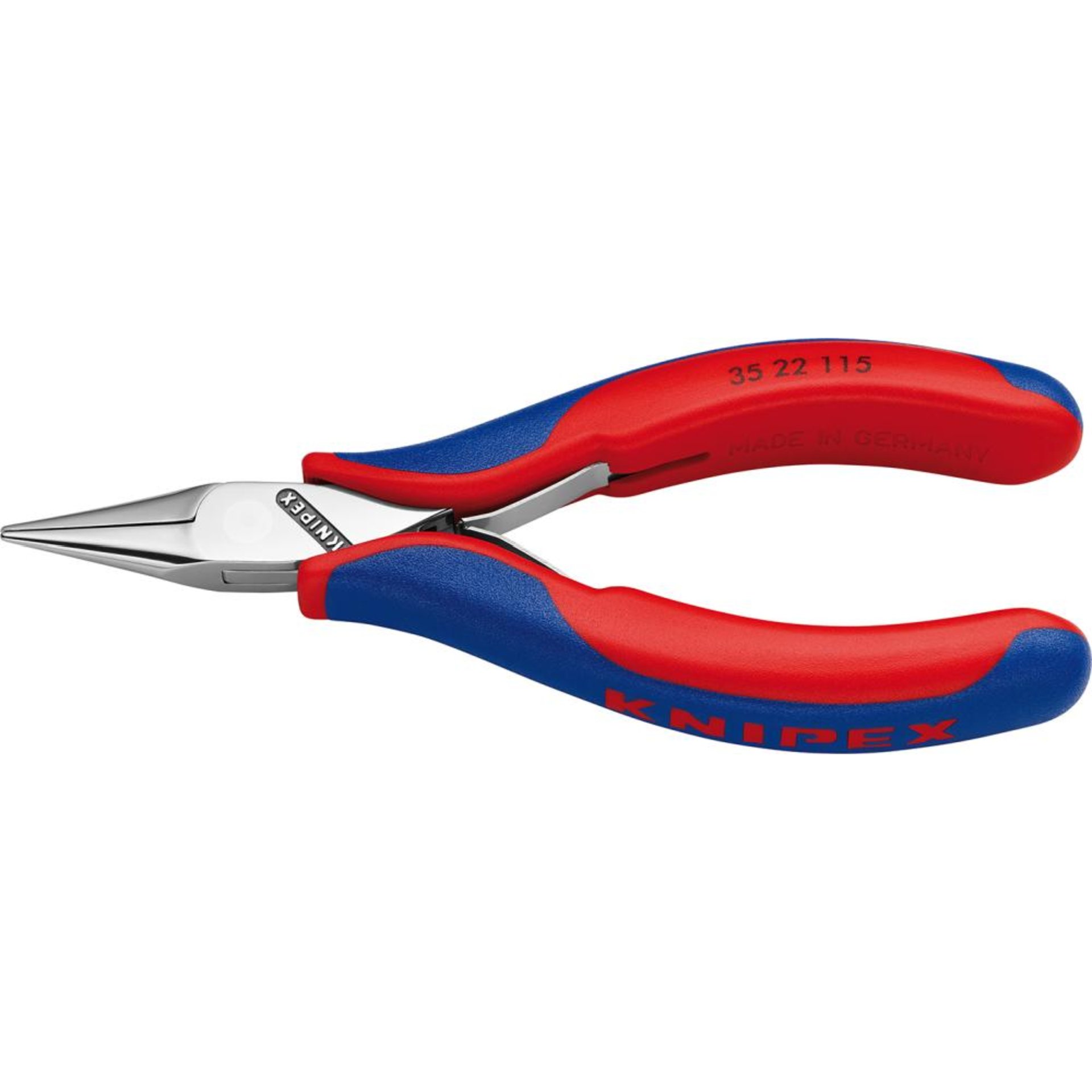 Greifzange Elektronik Backen flachrund 115mm KNIPEX