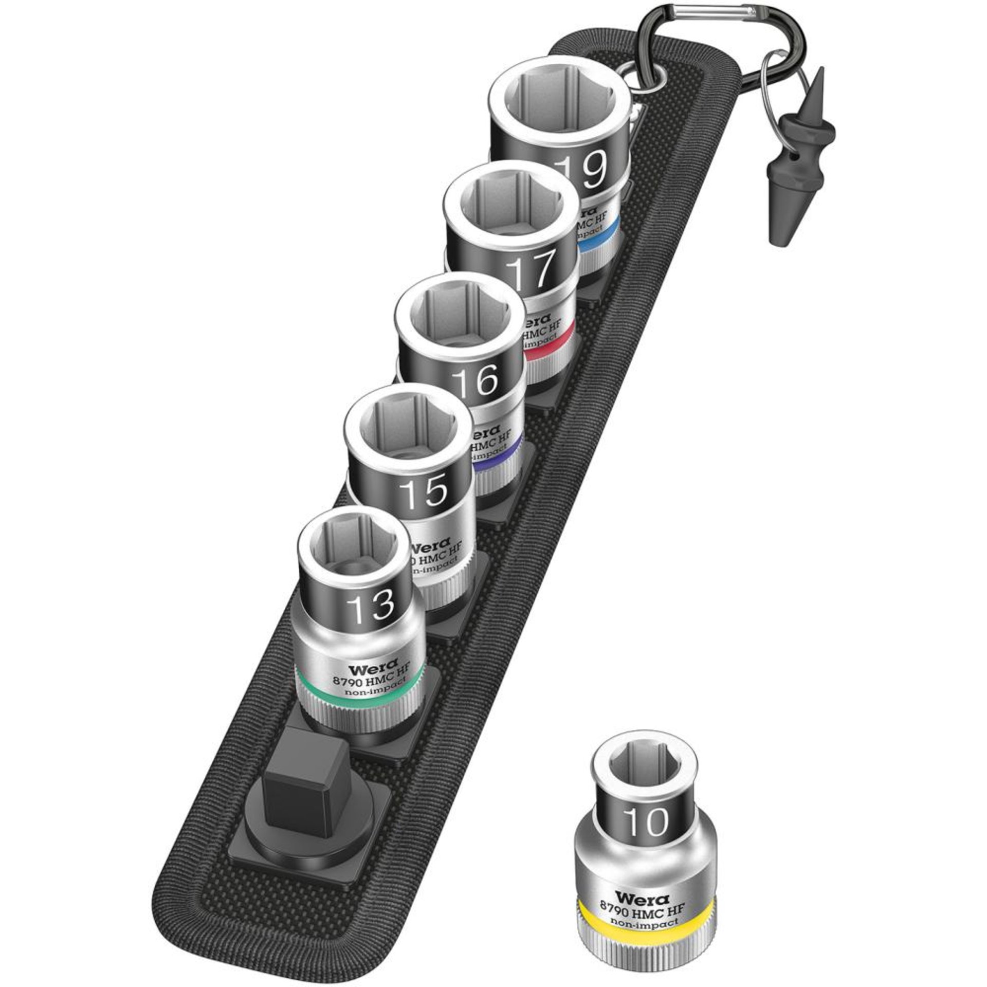 Steckschlüsseleinsatz- Satz 1/2" mit Haltefunktion 6-teilig Wera