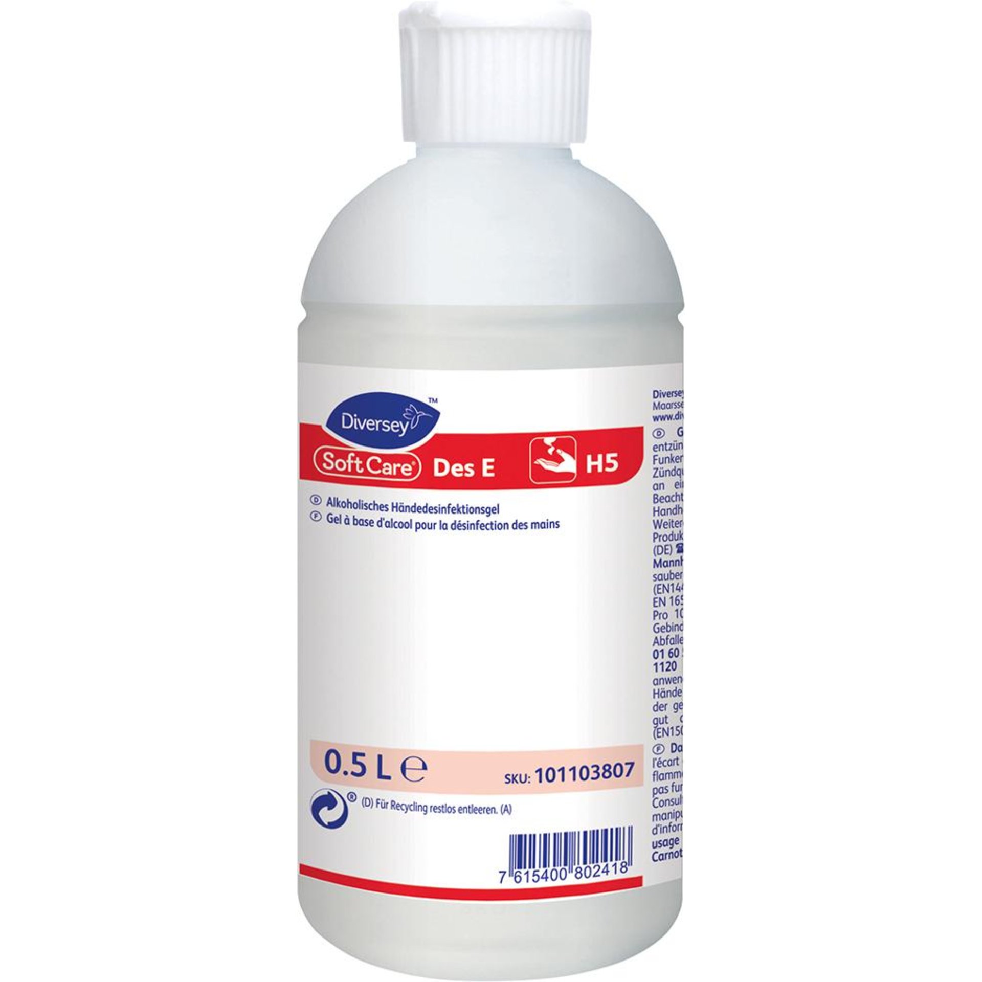 Händedesinfektion SoftCare DES E 500ml