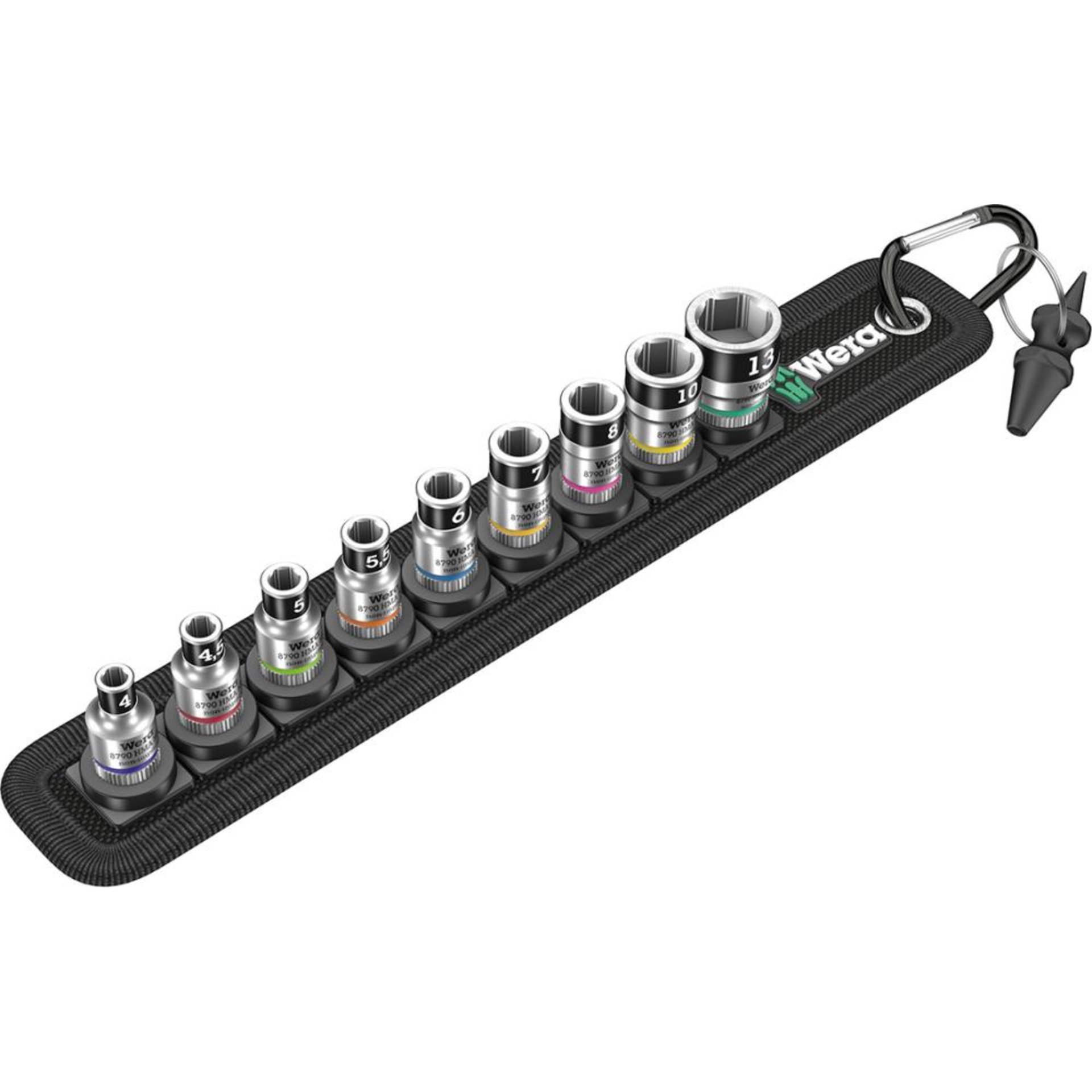 Steckschlüsseleinsatz- Satz mit Haltefunktion 1/4" 10-teilig Wera