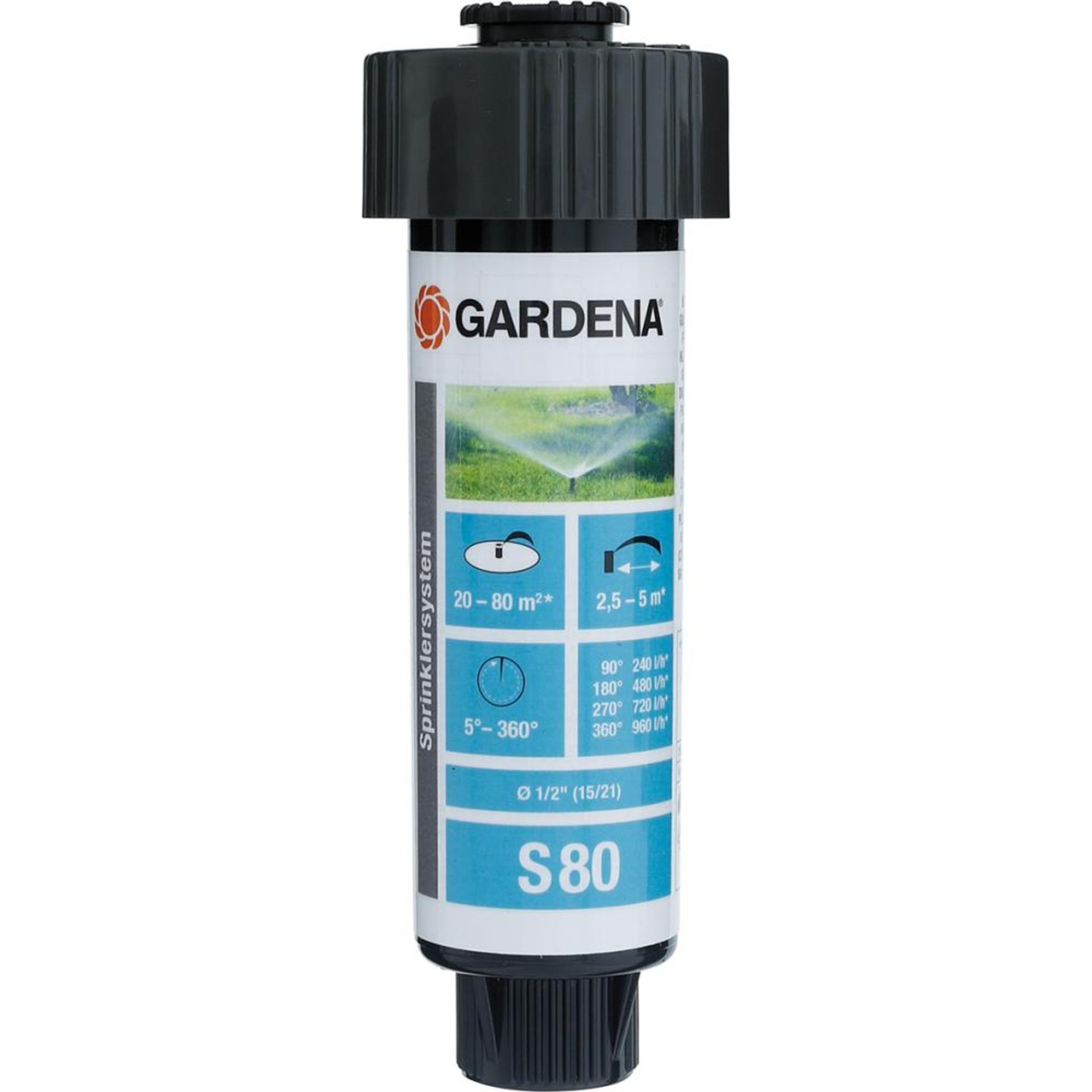 Versenkregner S80 mit1/2"-Gewinde Gardena