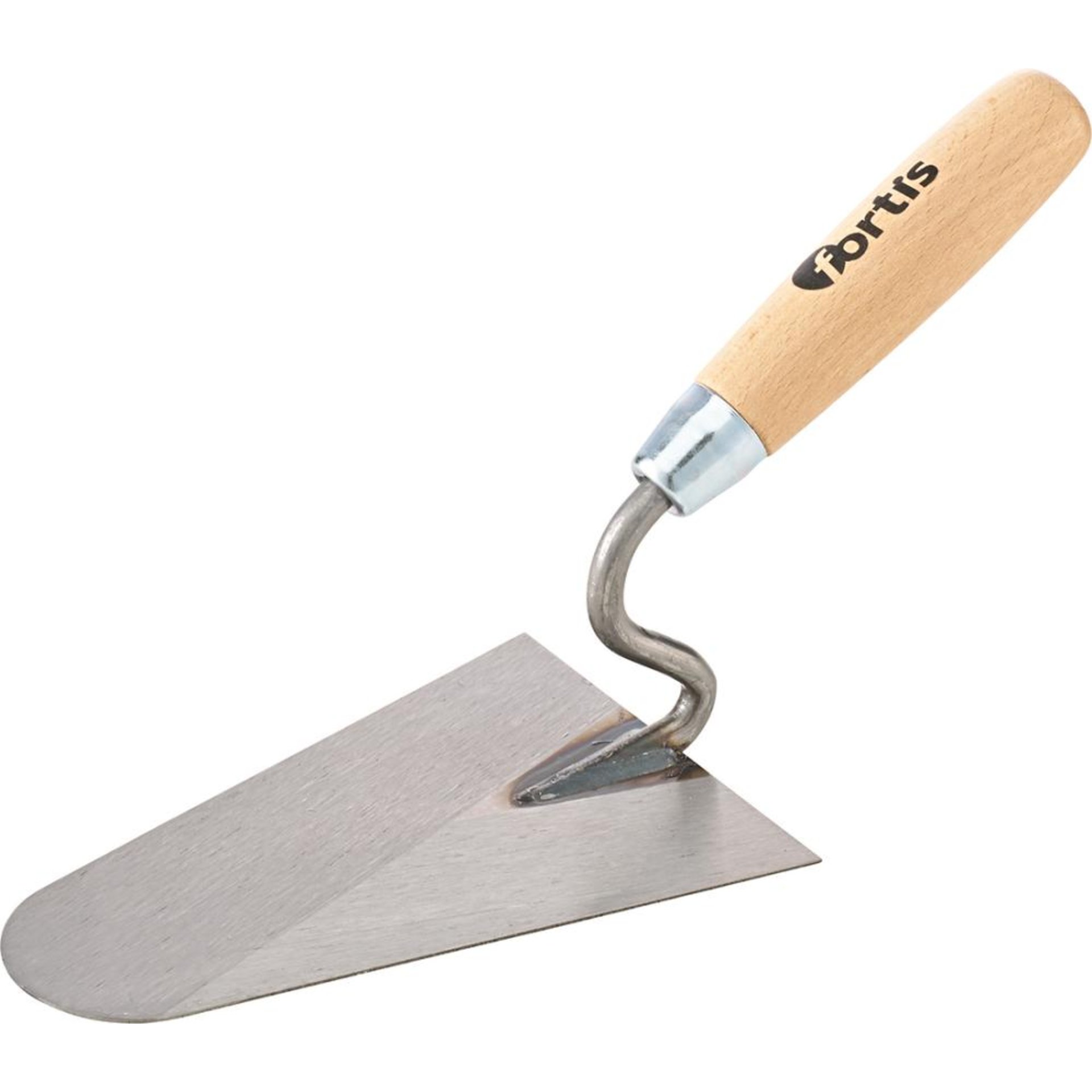 Rheinische Maurerkelle 180mm mit S-Hals FORTIS