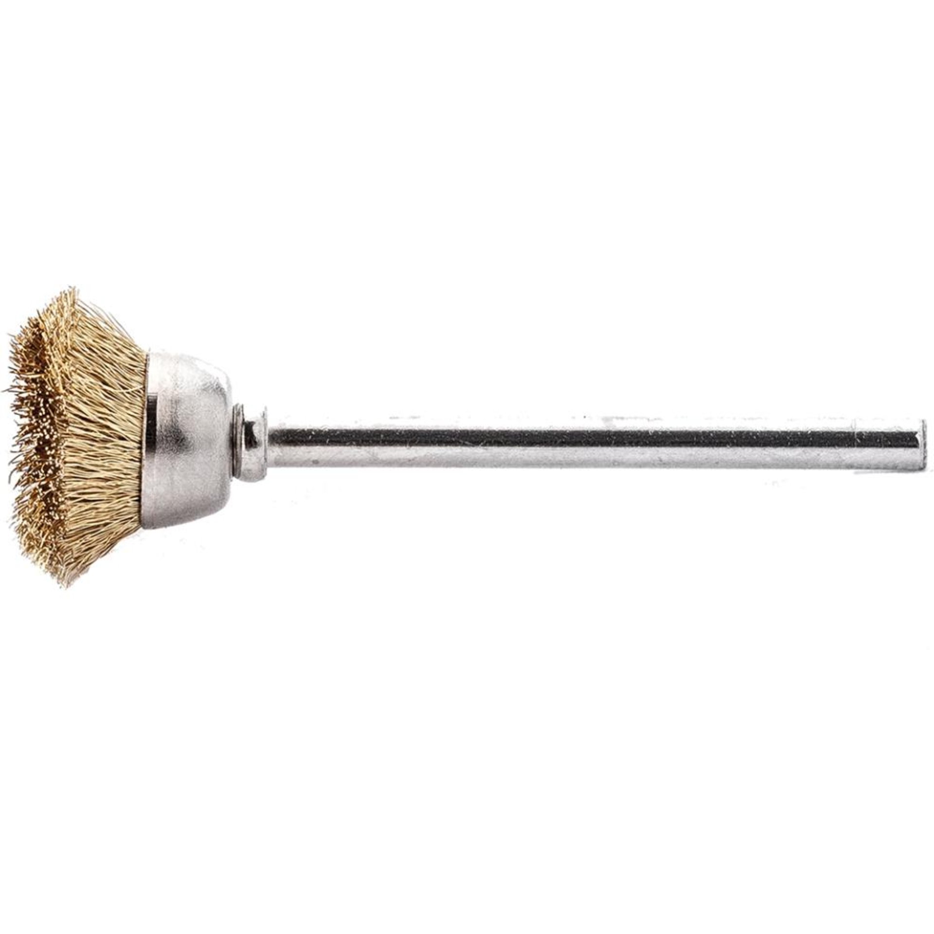 Miniatur-Topfbürste Messing gew. 15x0,1mm Lessmann