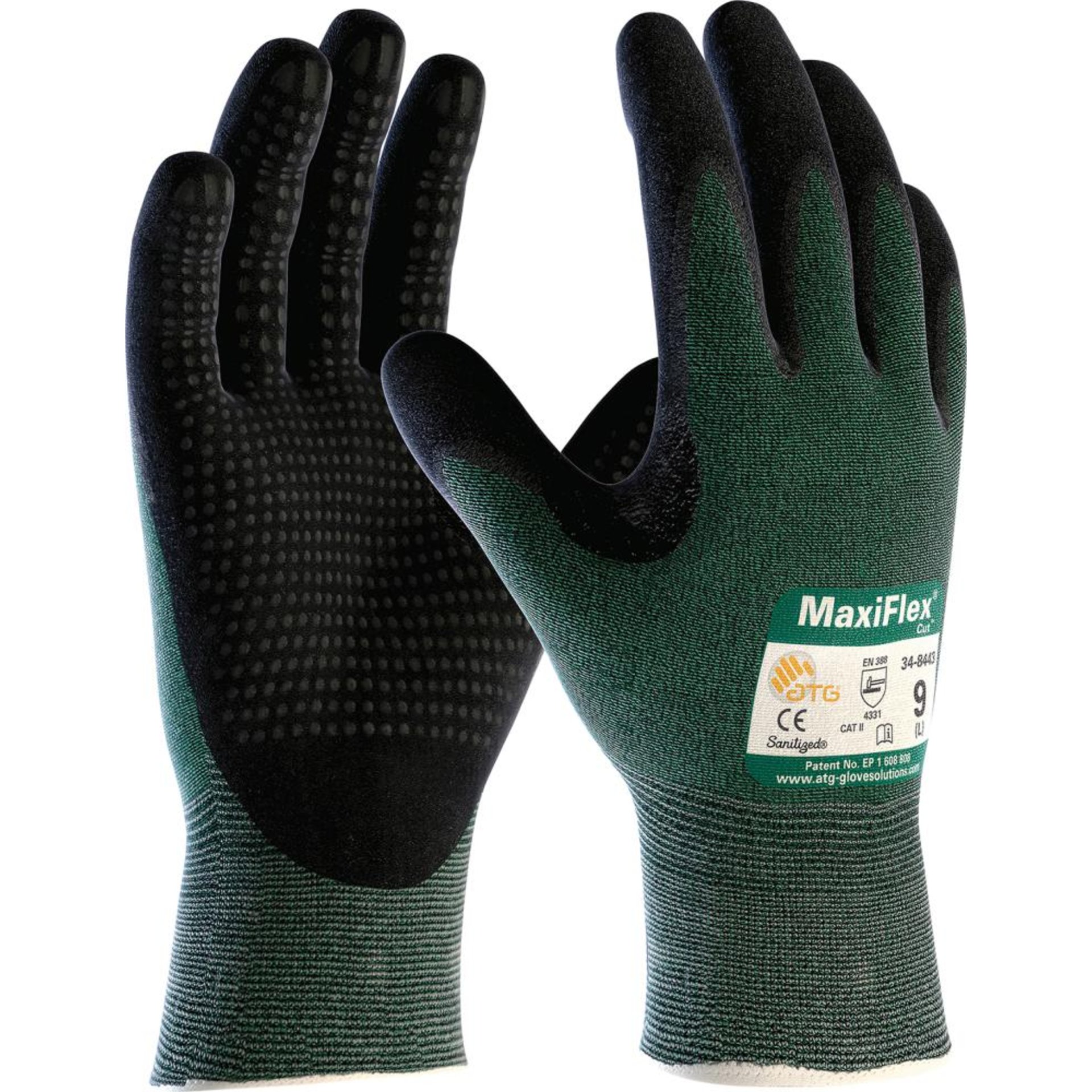 Schnittschutzhandschuh MaxiFlex® Cut™ 34-8443, genoppt