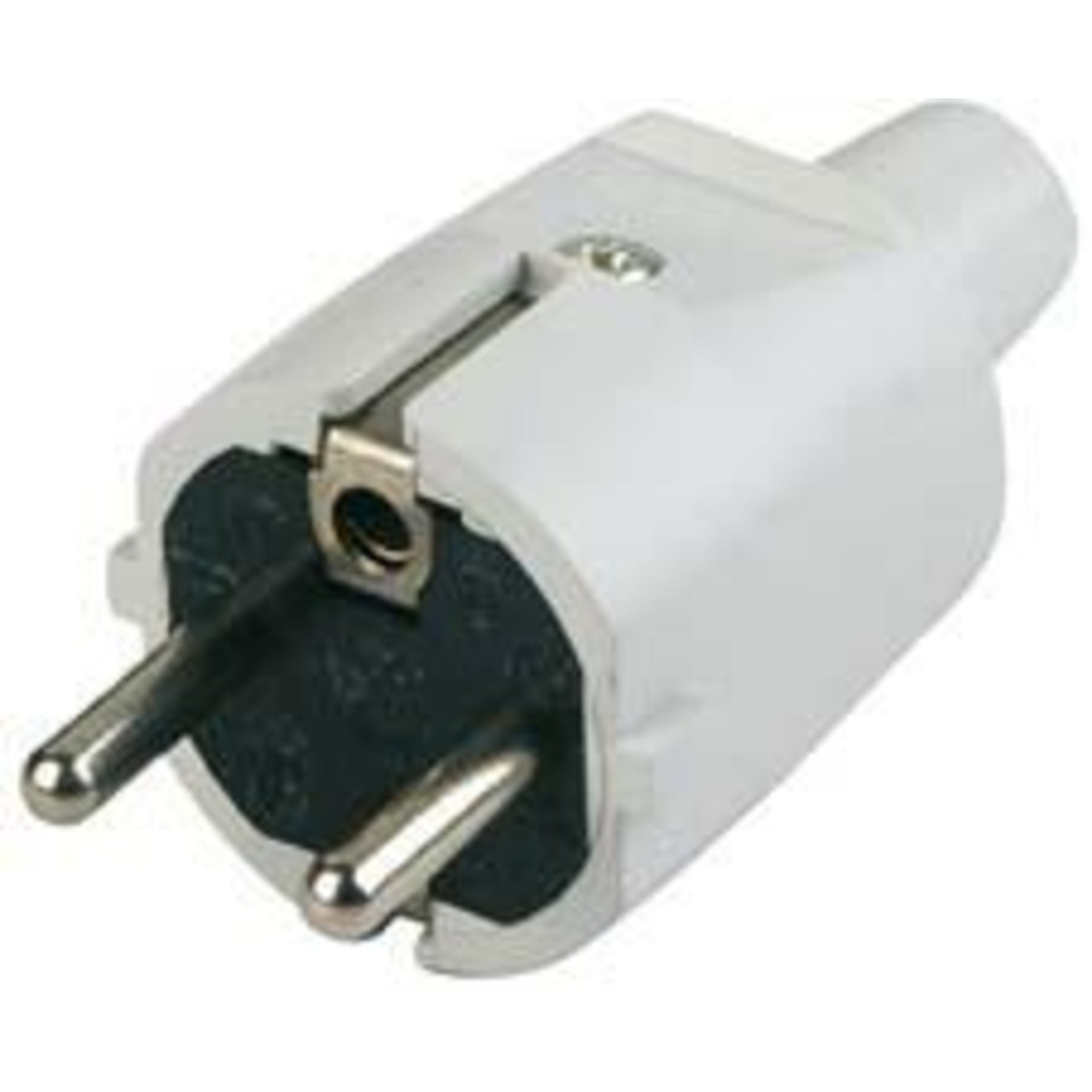 Stecker, PVC, grau REV