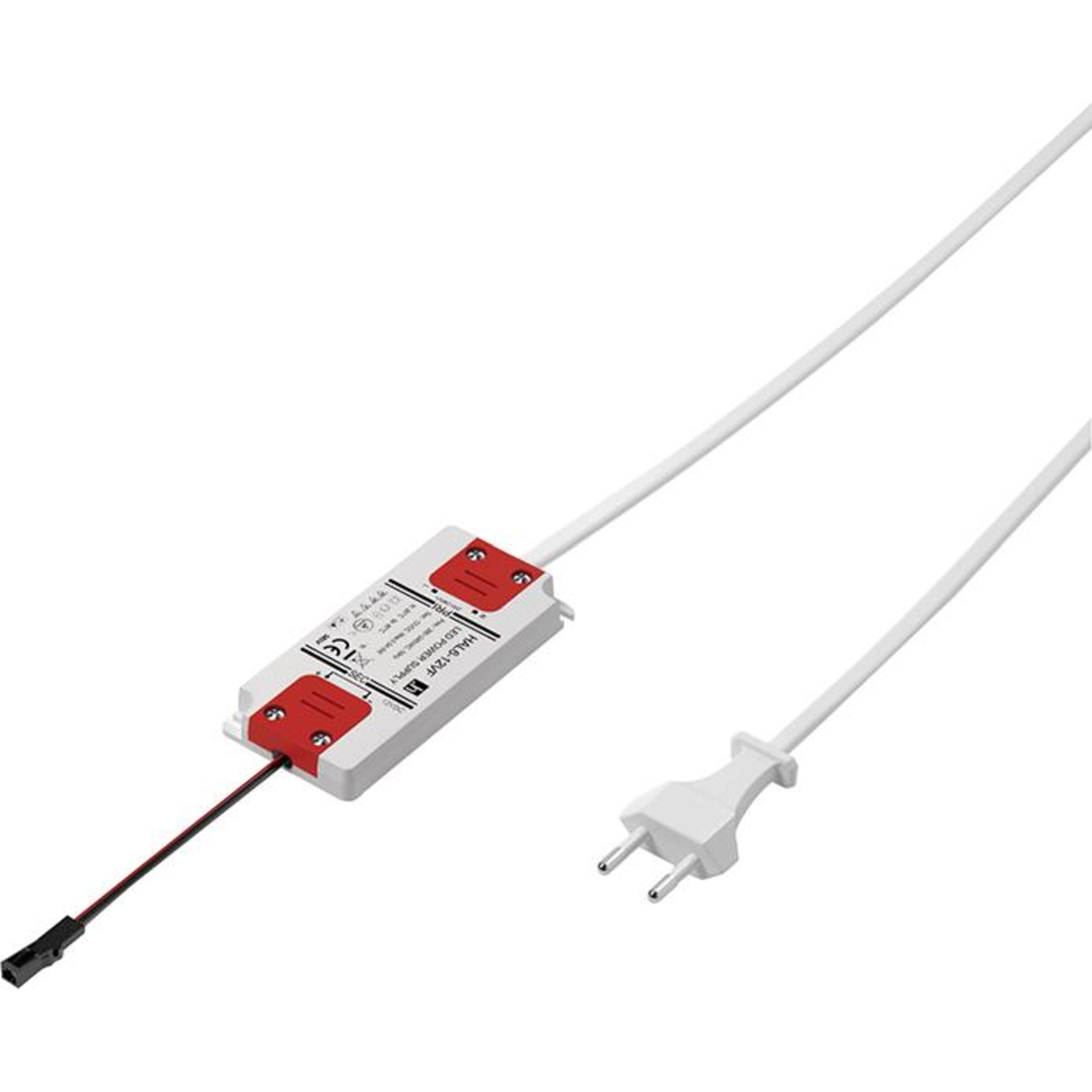LED EVG 12VDC, 0-6W 220VAC, 2m EFS, 0,2m 1xM1