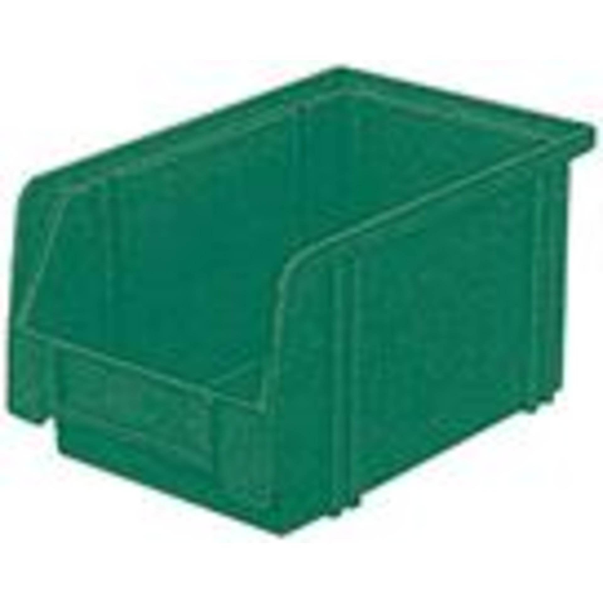 Sichtlagerkasten LK 3 grün 230/200x140x130 mm LA-KA-PE