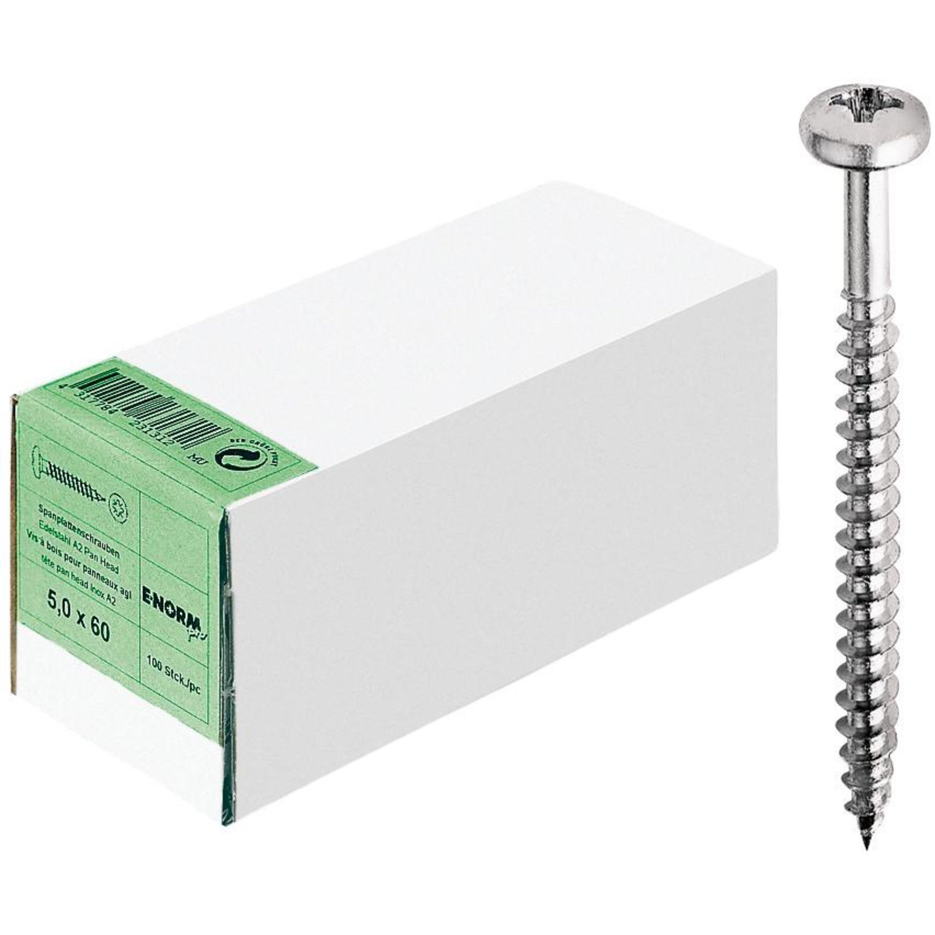 Spanplattenschraube Edelstahl A2