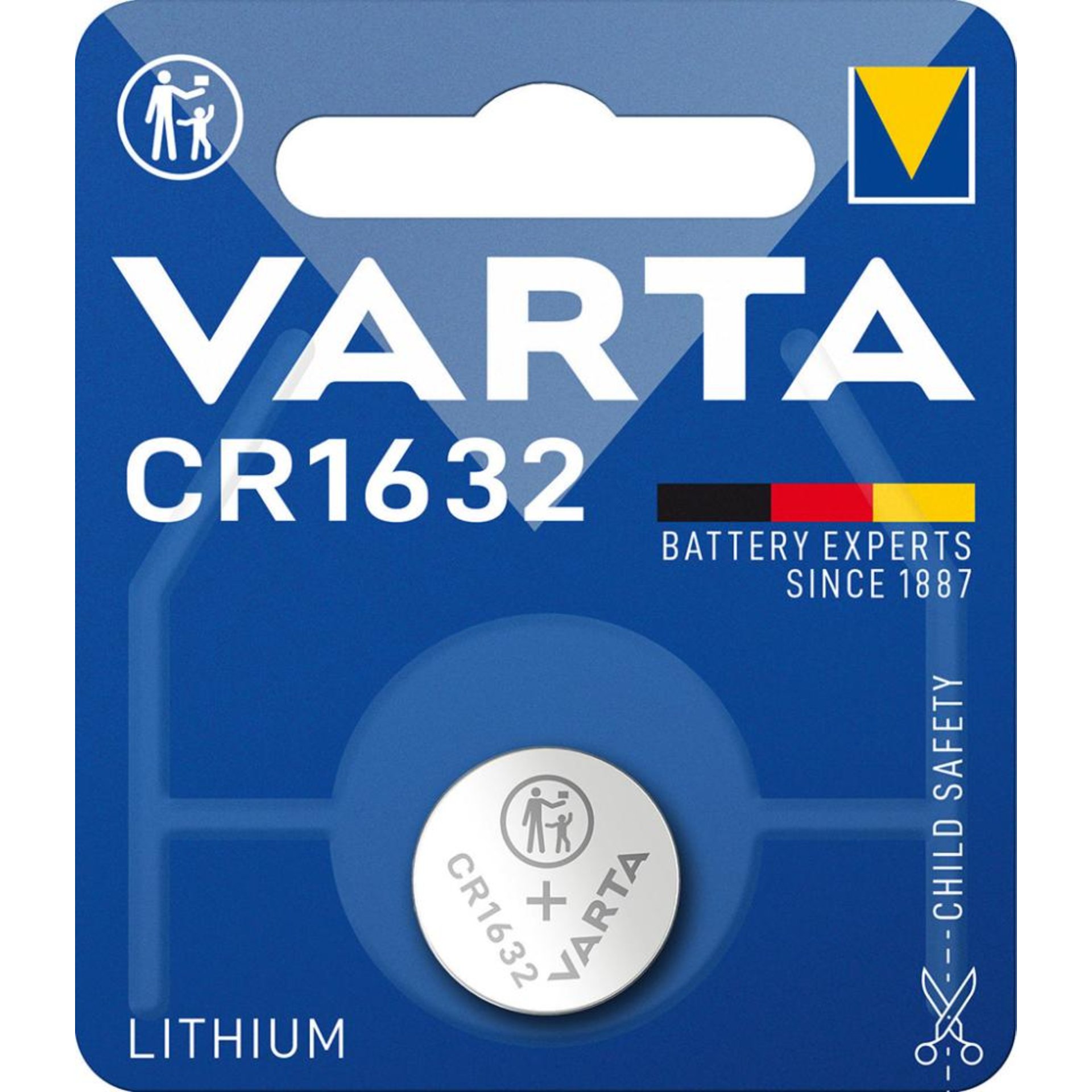 Knopfzelle Electr. CR1632140mAh VARTA