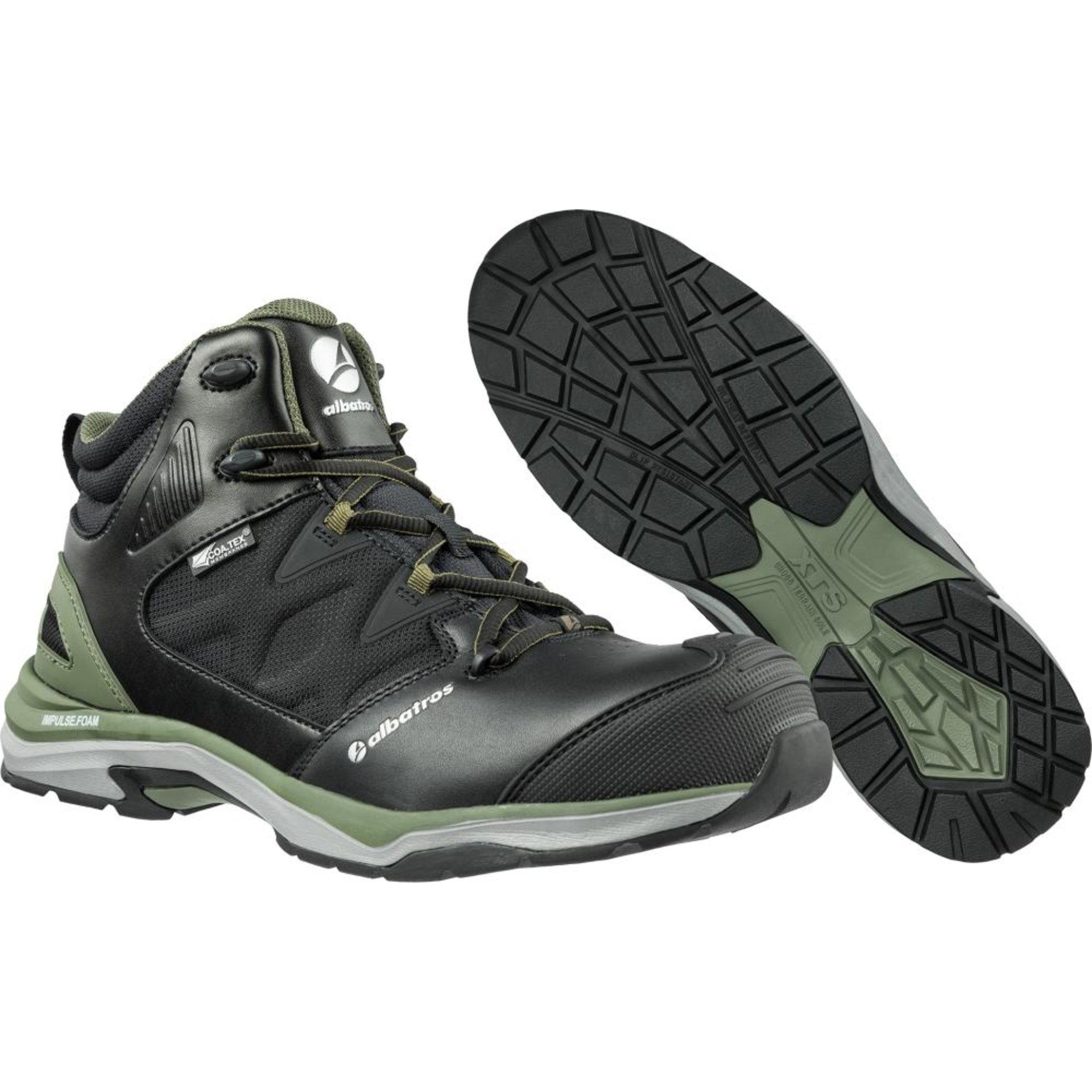 Sicherheitsschnürstiefel Ultratrail Olive CTX Mid 636220, S3 SRC HRO ESD