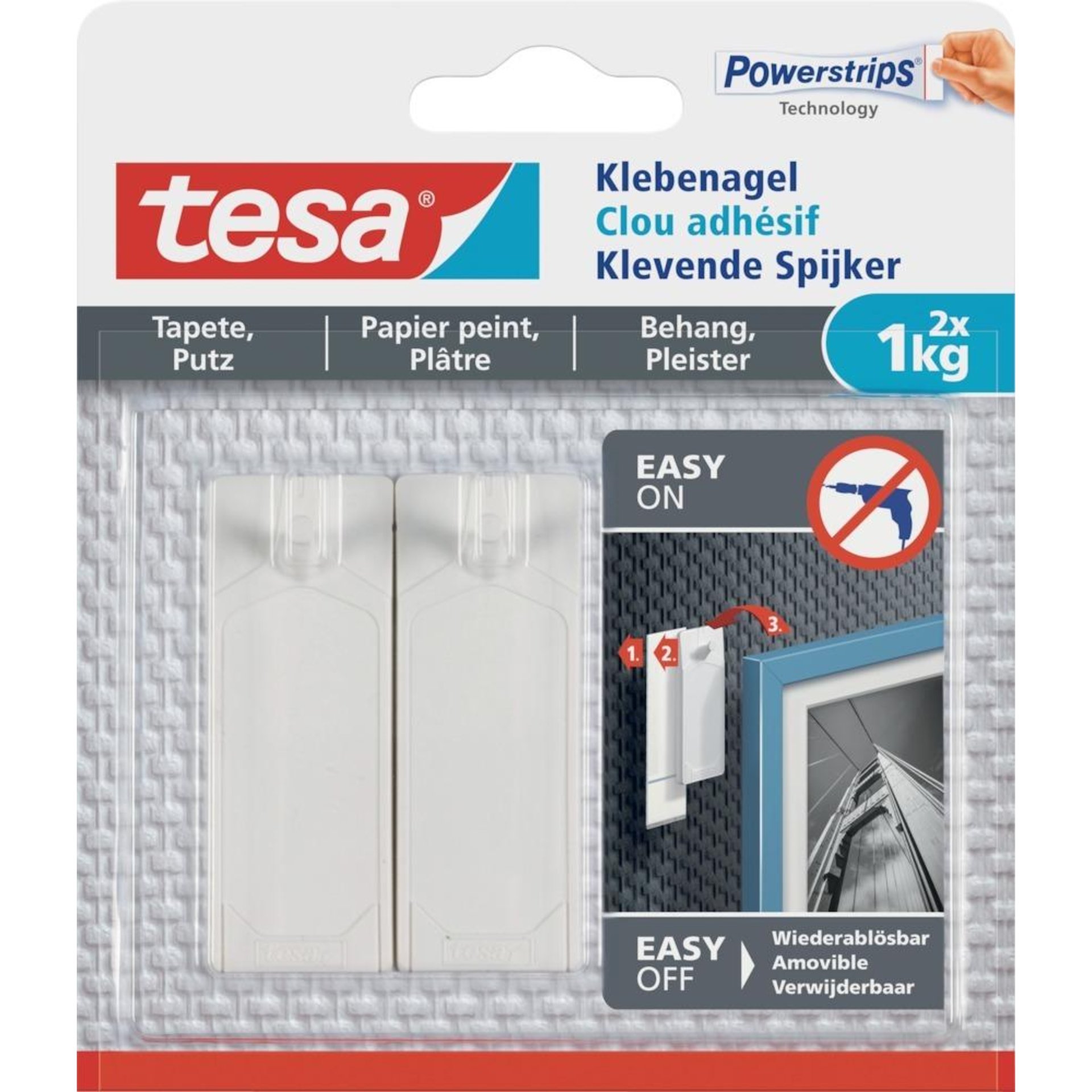 tesa® Klebenagel Tapeten