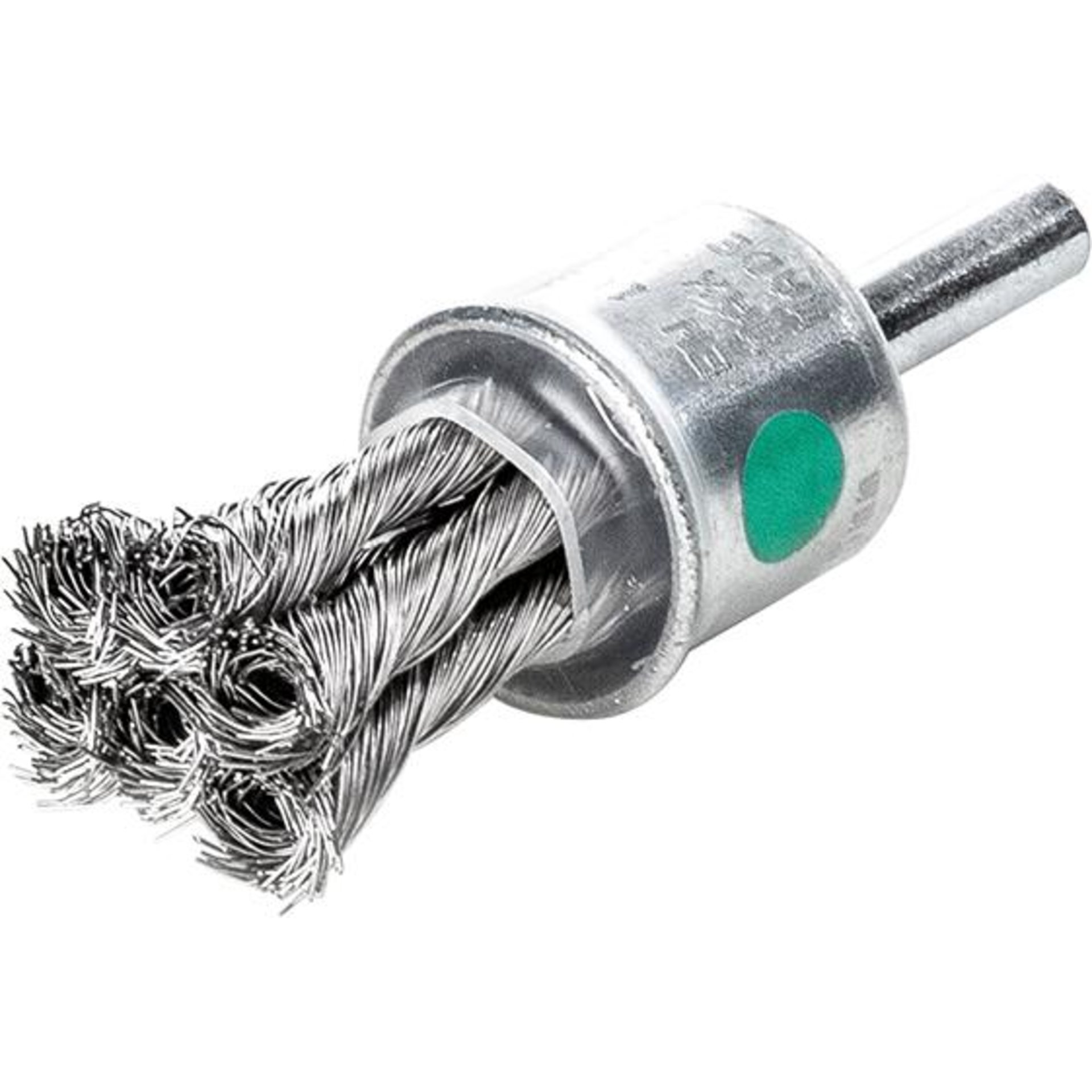 Pinselbürste Edelstahl gezopft 19x28/72x0,35mm Lessmann