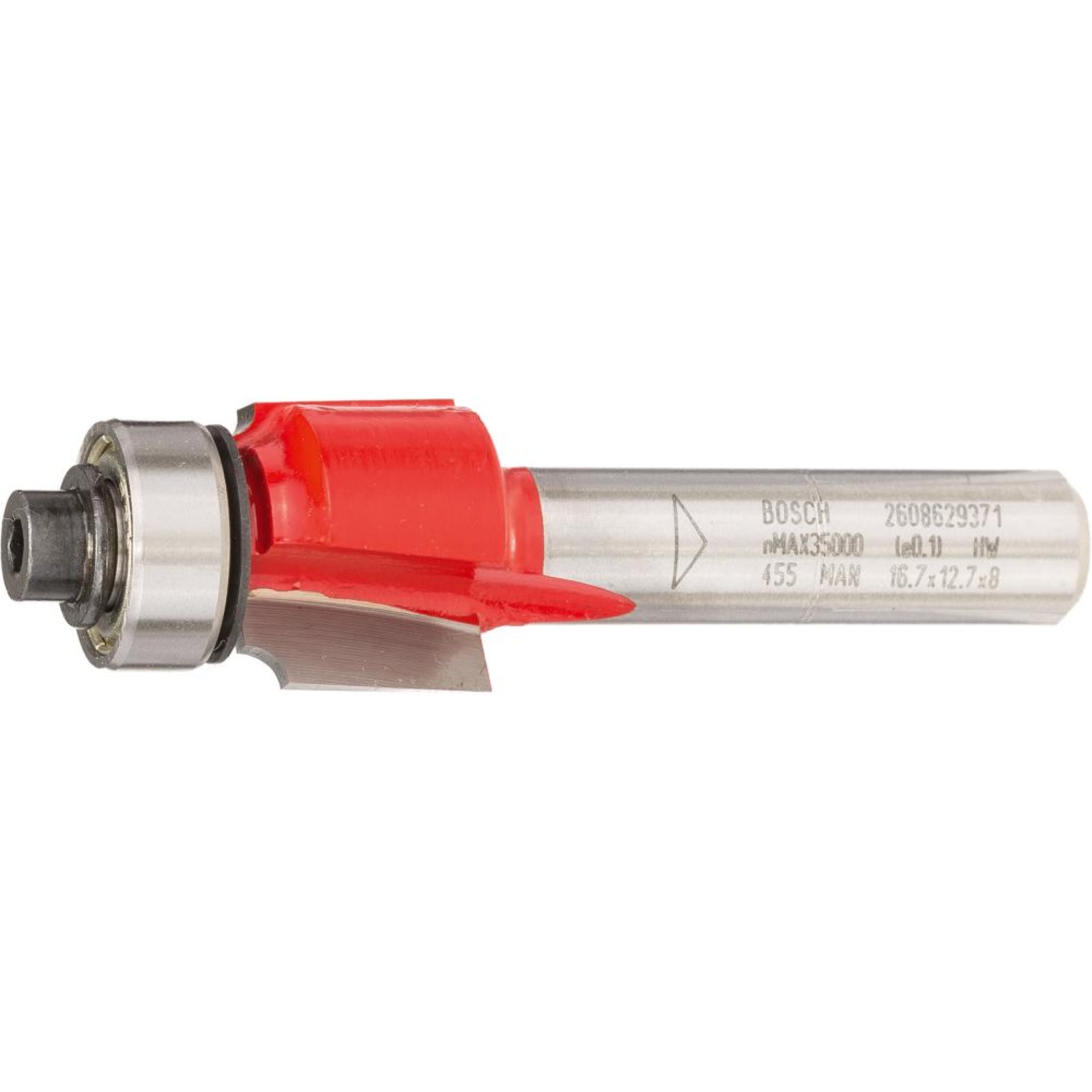 HM Abrundfräser m AnlaufrØ16,7 x12,7x55,0 mm R2 Bosch