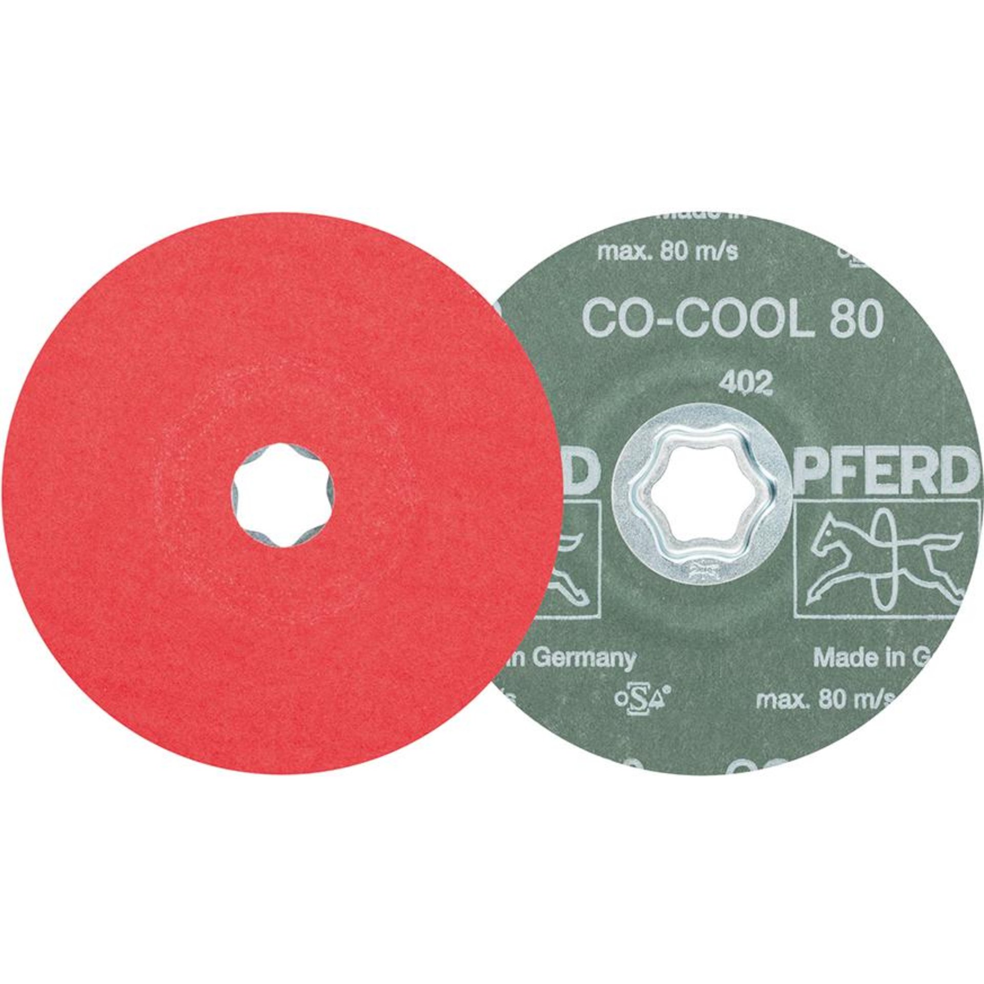 Fiberschleifscheibe CC-FSCO-COOL 125mm K80 PFERD