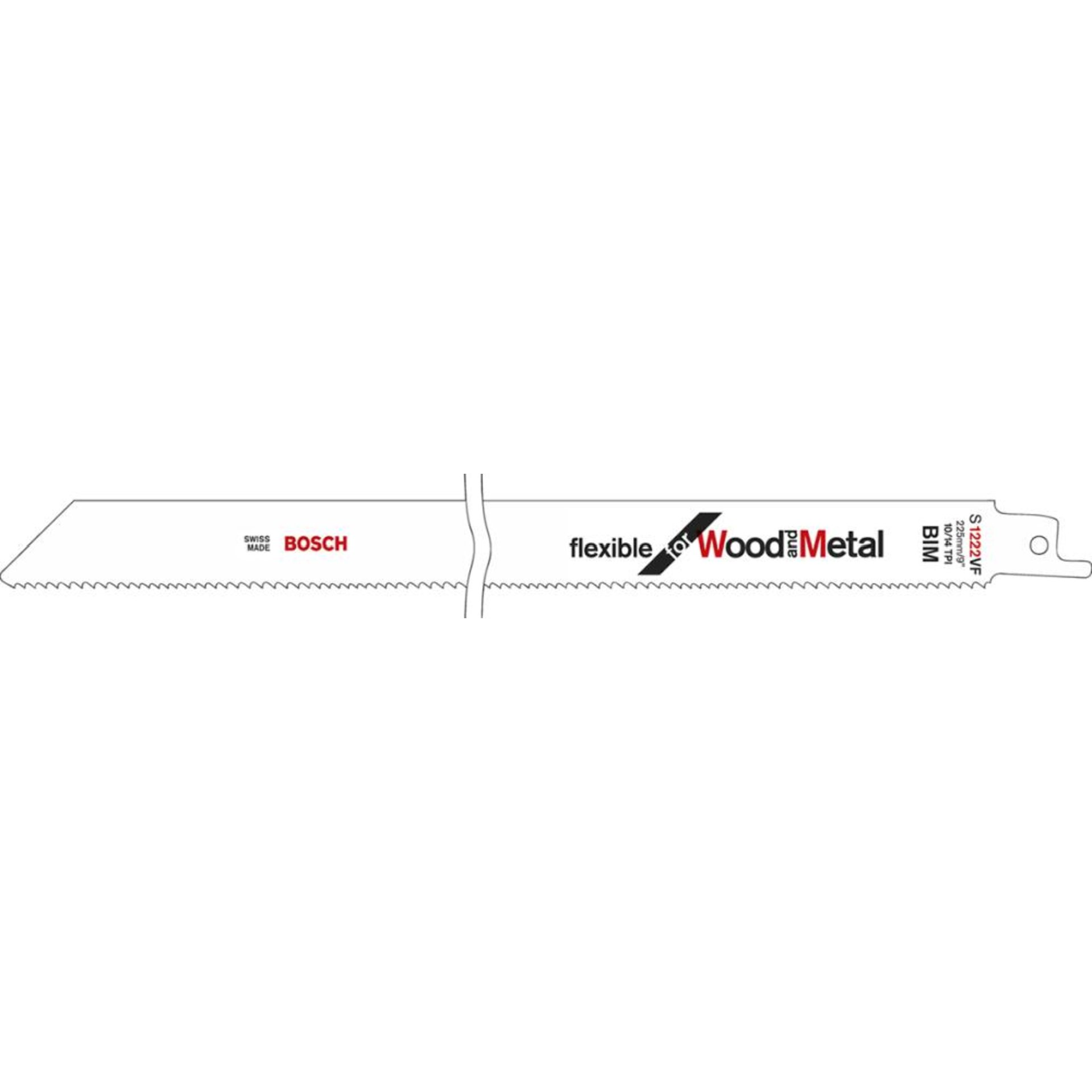 Säbelsägeblatt S 1122 VF Bosch VE à 5 Stück Flexible f Wood and Metal