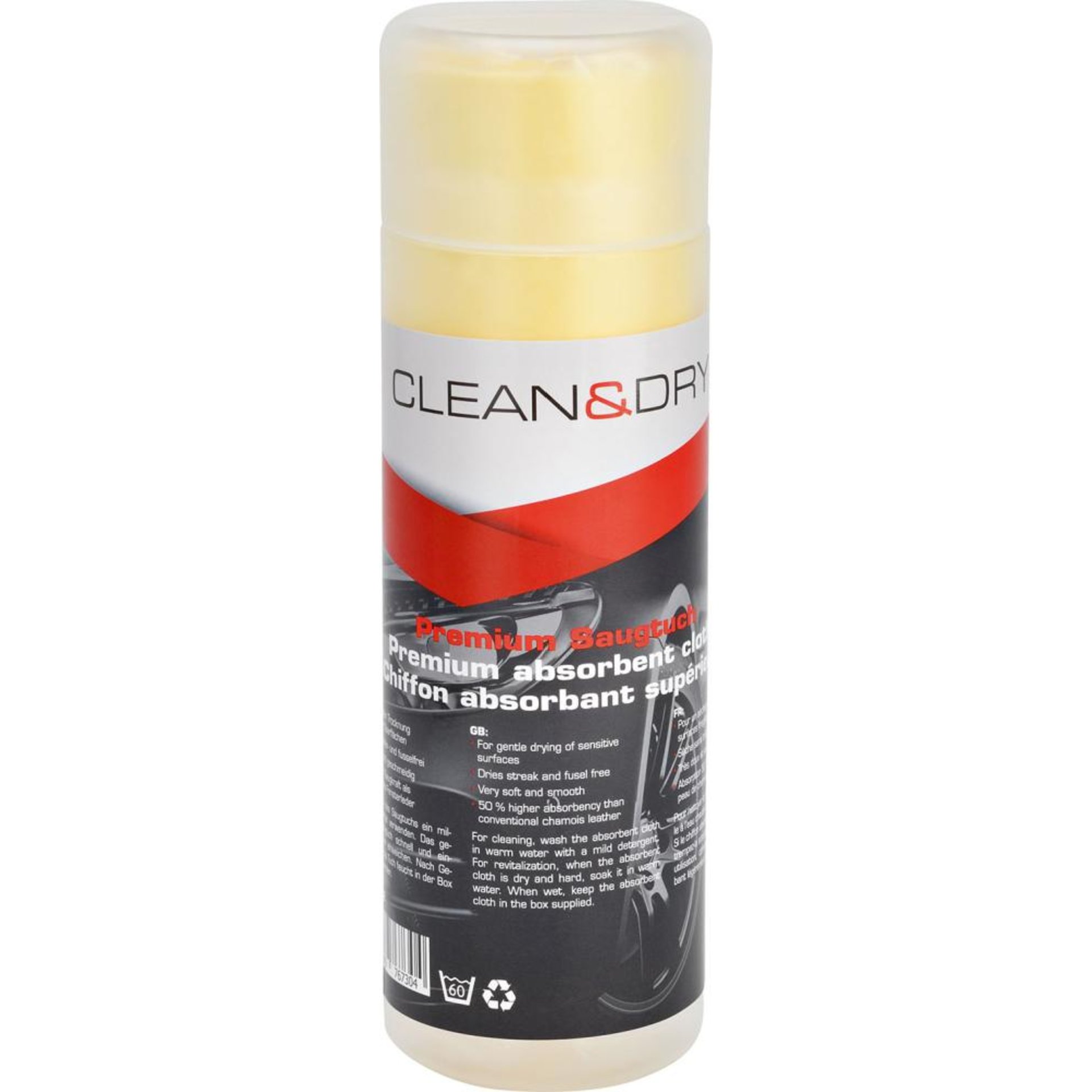 Synth. Fensterleder Clean & Dry 66x43 cm