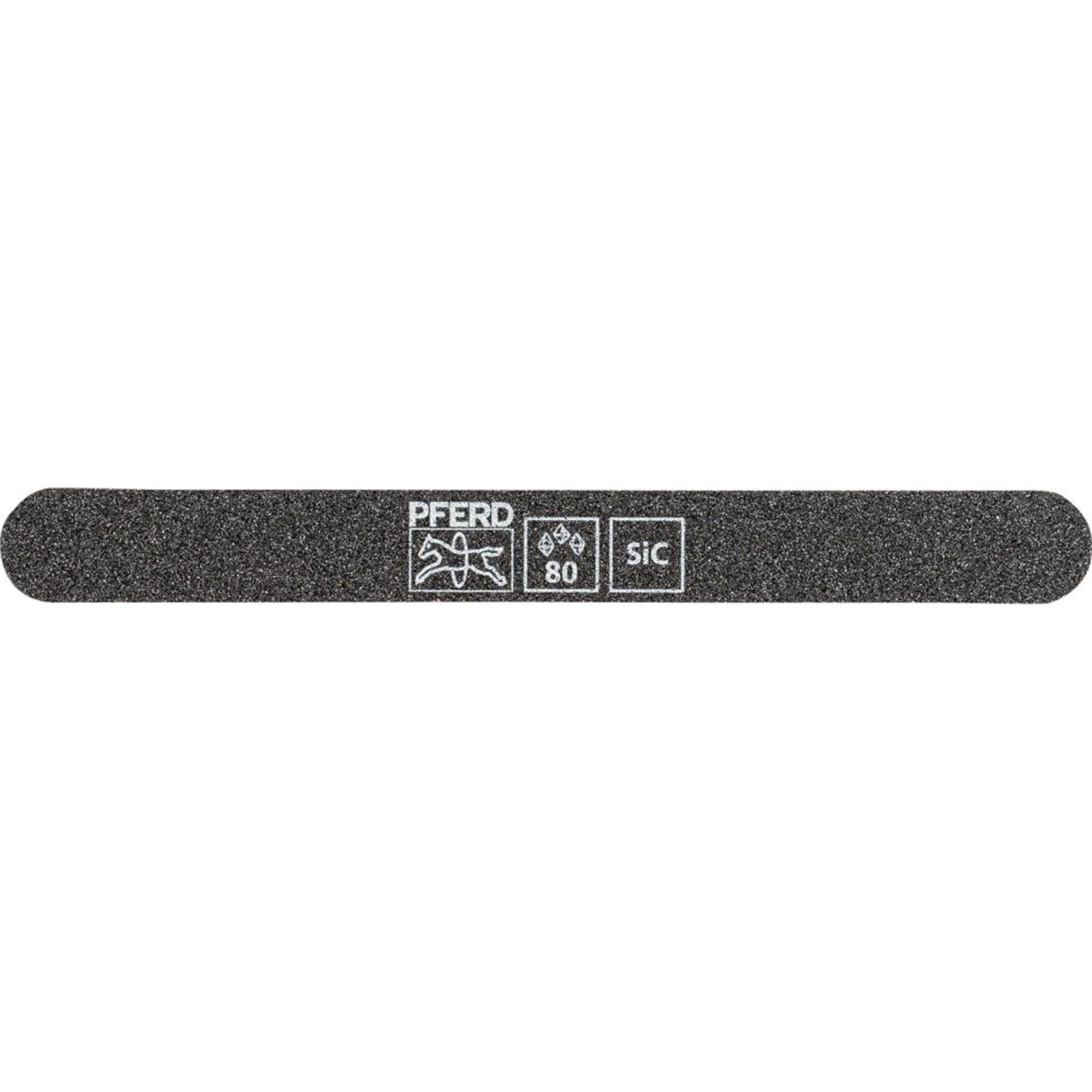 Schleiffeile SF-R147-15-5flexibel, 147x15x5mm, SiCK 100, runde Enden, Pferd