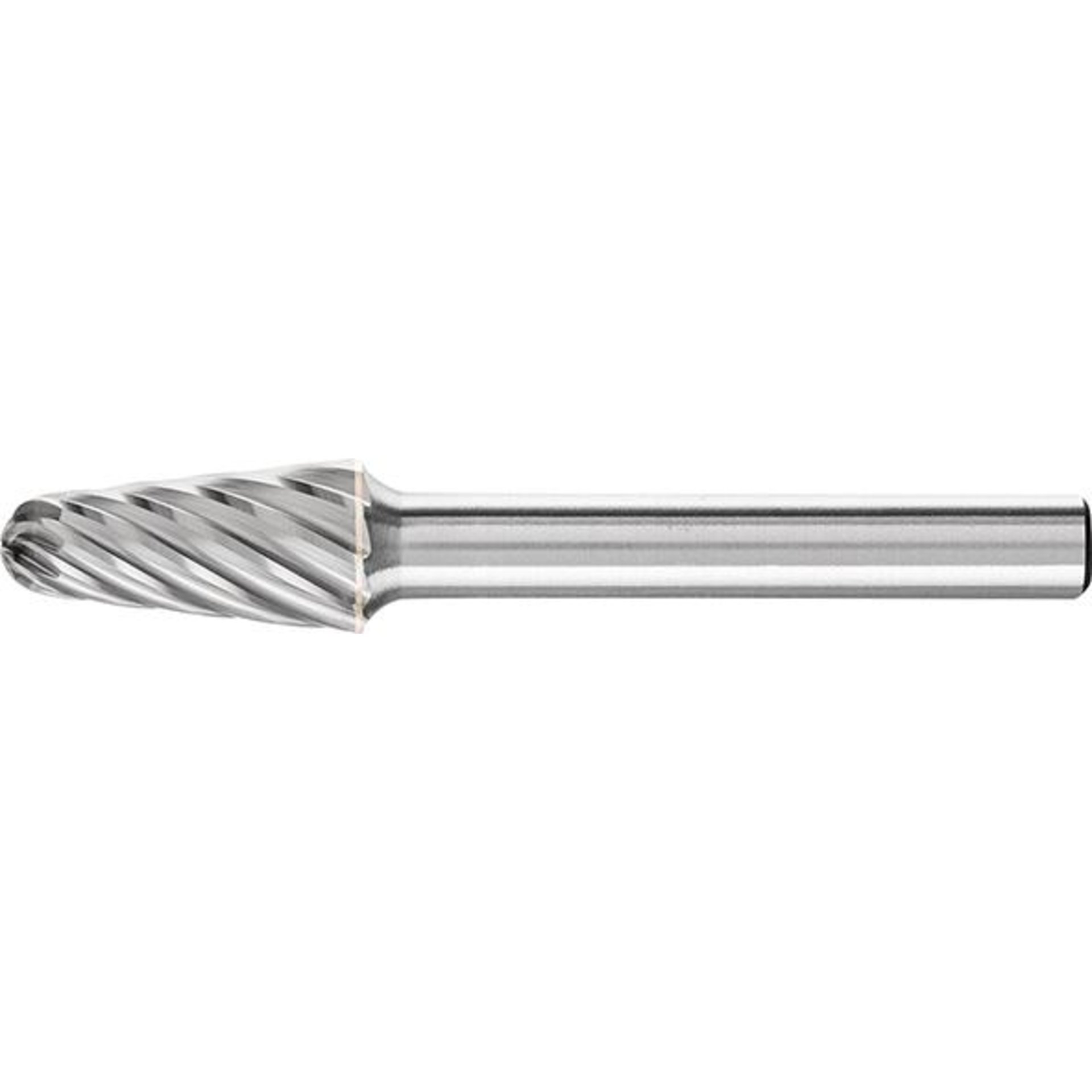 Frässtift HM Rundkegelform 1020 INOX 6mm 10x20mm Pferd