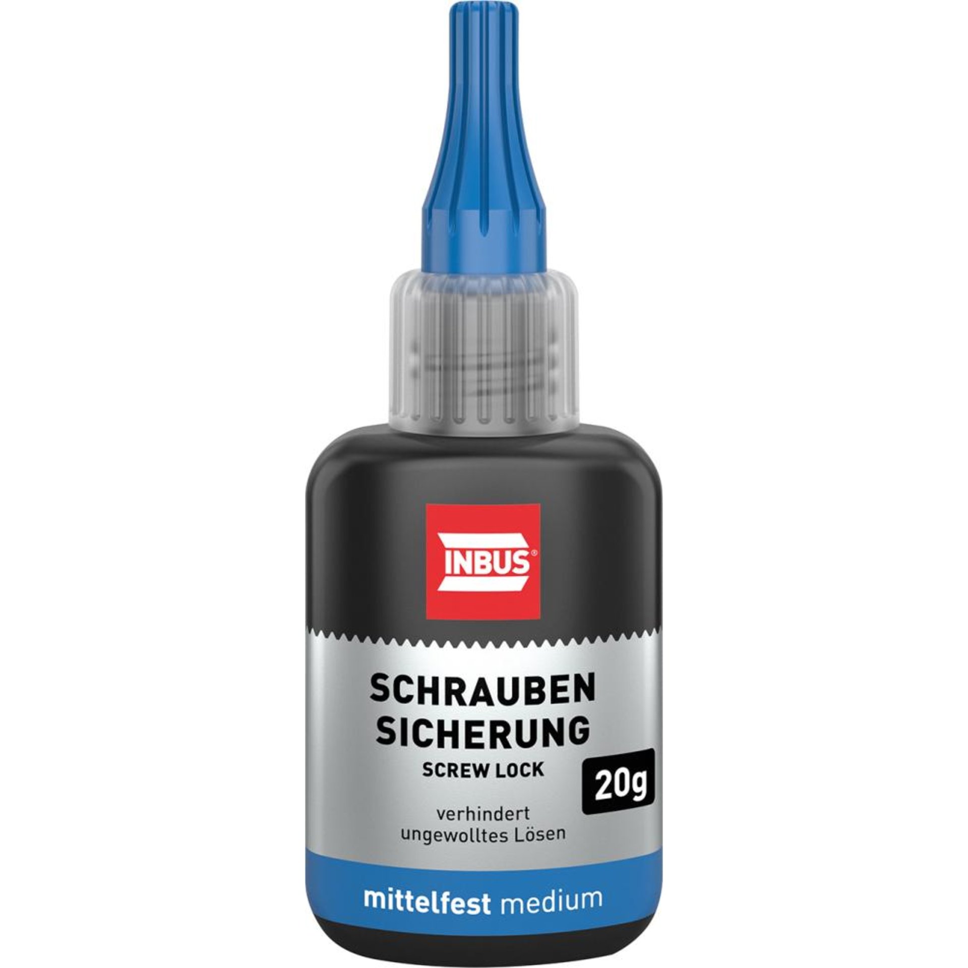 Schraubensicherung mittelfest, blau, 20g INBUS