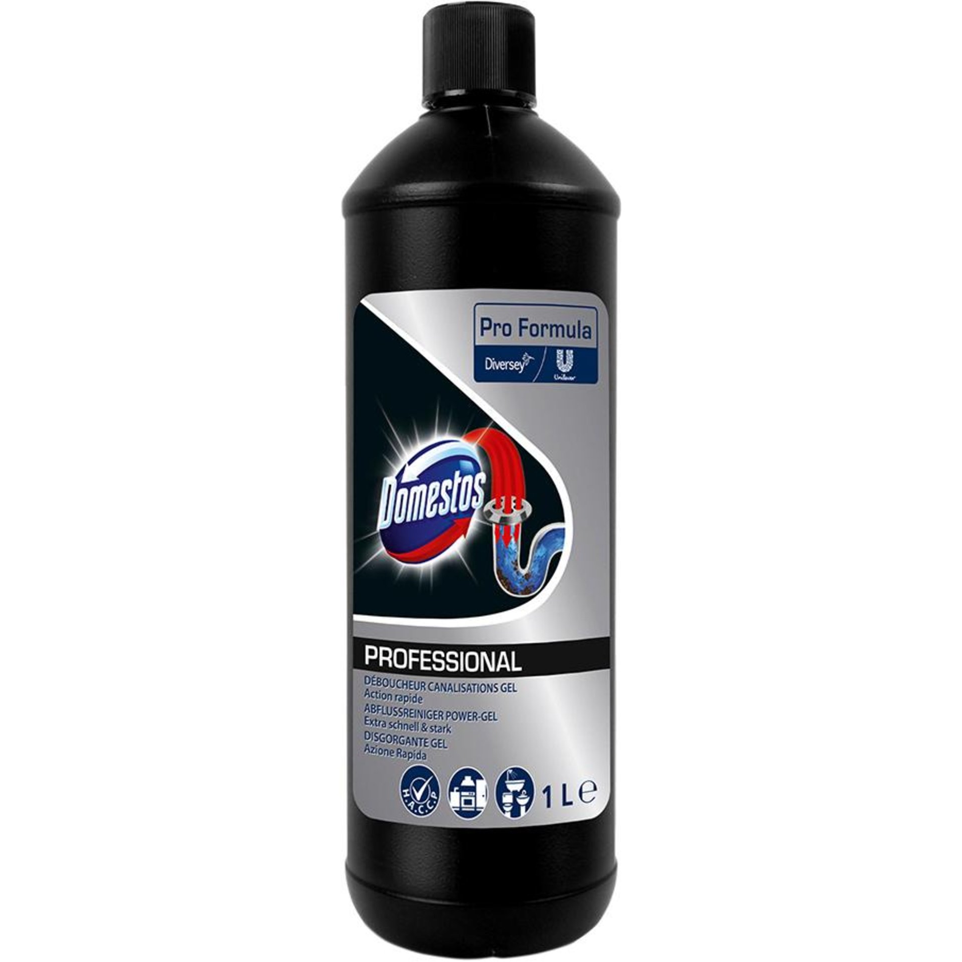 DOMESTOS Professional Abflussreiniger Power-Gel6x1L