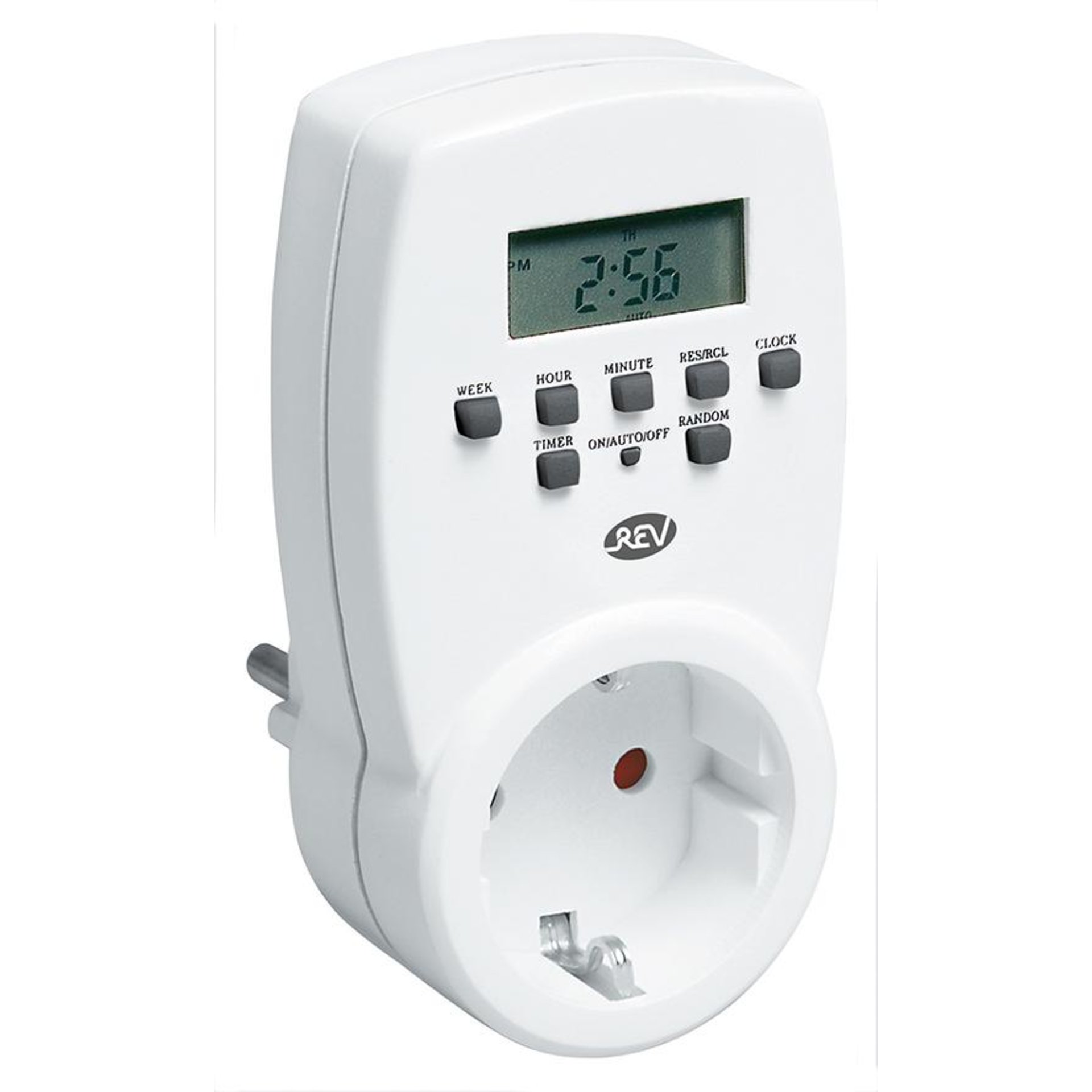 Zeitschaltuhr digital weiß REV REV