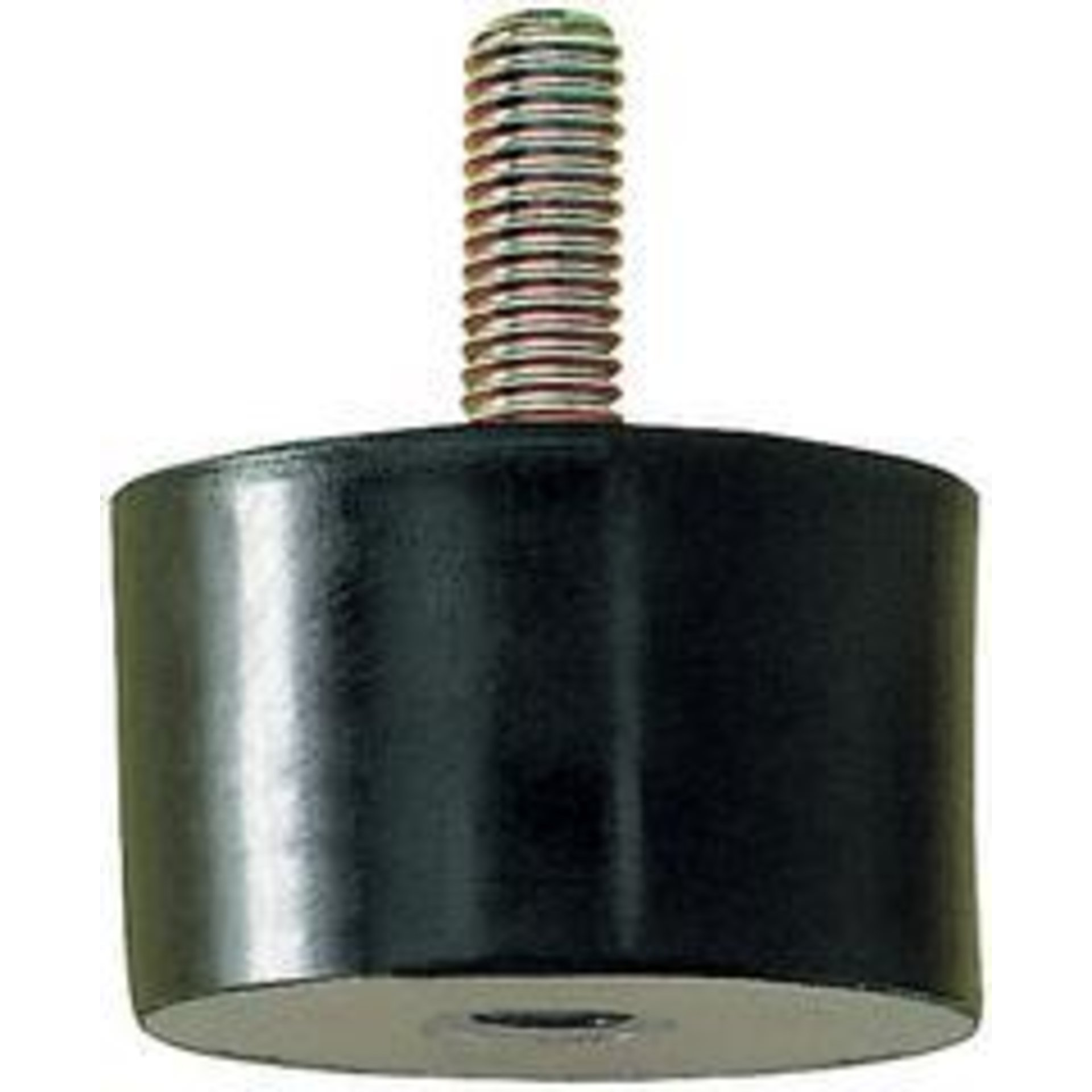 Gummi-Metall-Puffer, Ausführung B, 1 Gewindebolzen und 1 Innengewinde