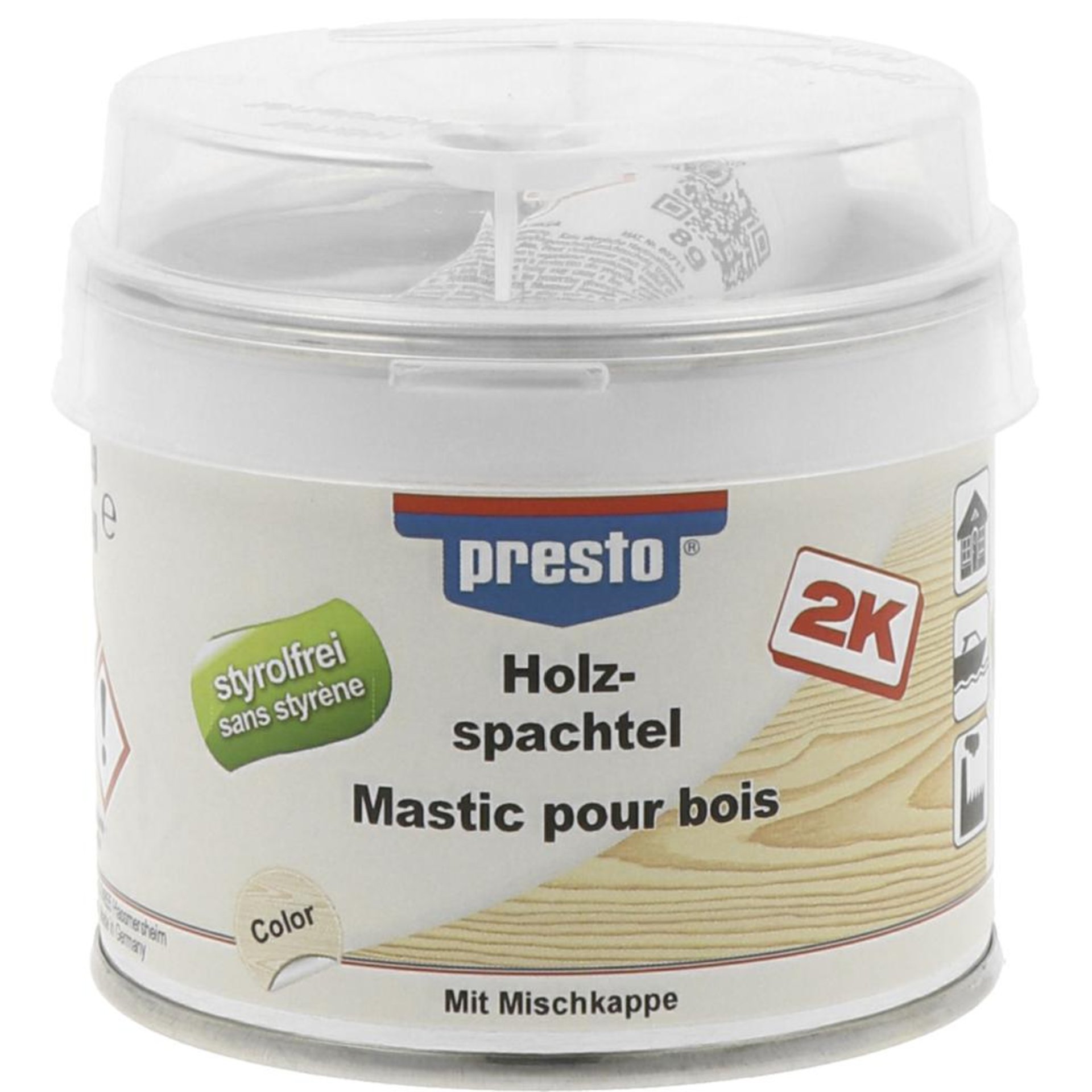presto Holzspachtel hell 250g