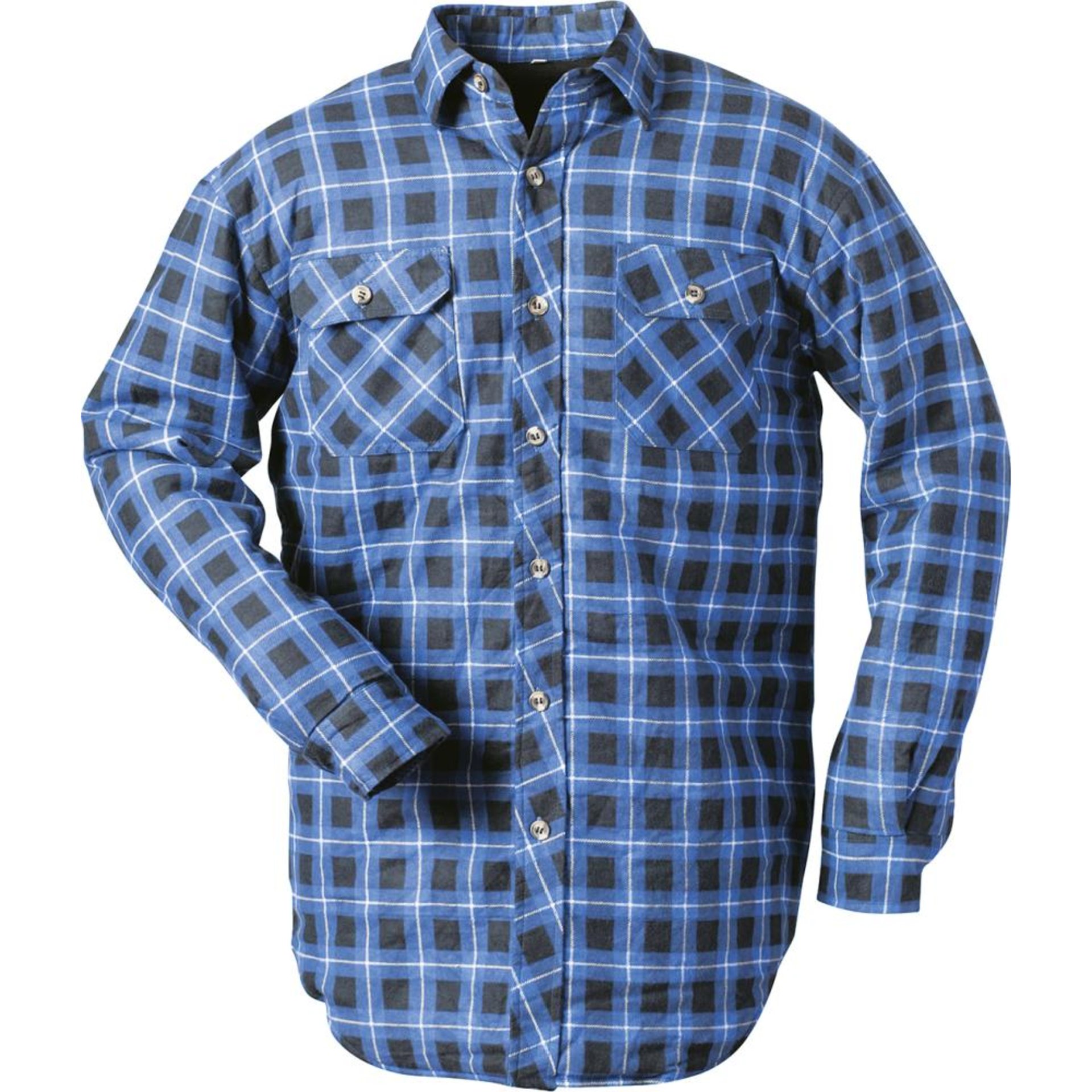 Thermohemd, blau-kariert