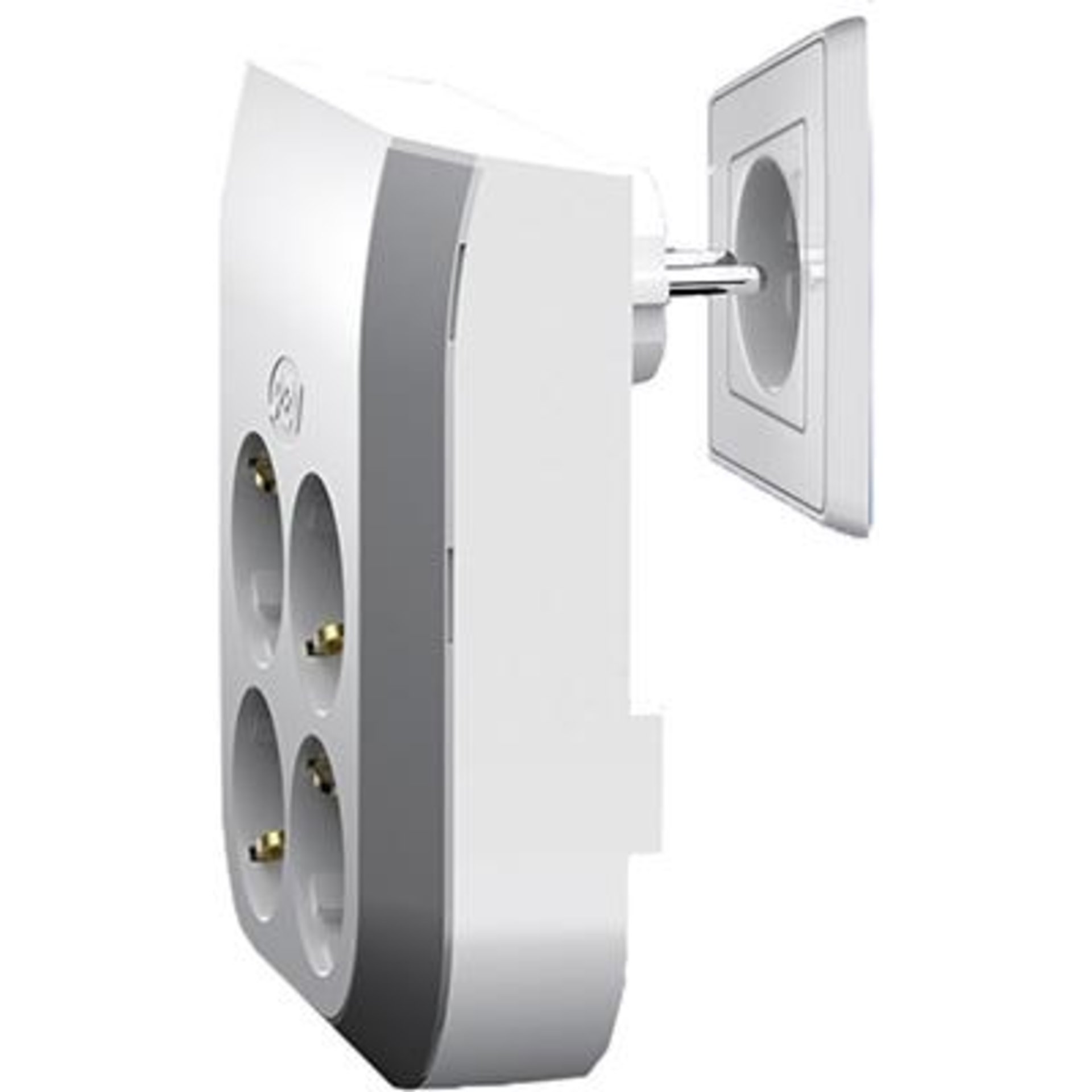 Steckdosenerweiterung MultiPower 4-fach weiß-grau REV