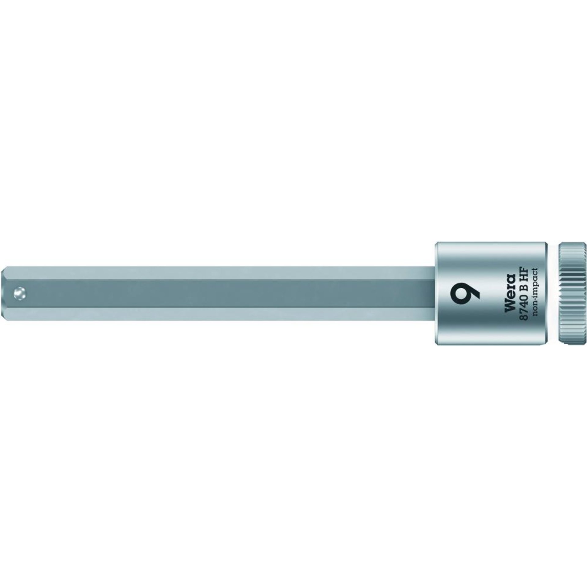 Schraubendrehereinsatz 3/8" Innensechskant mit Haltefunktion 9x100mm Wera