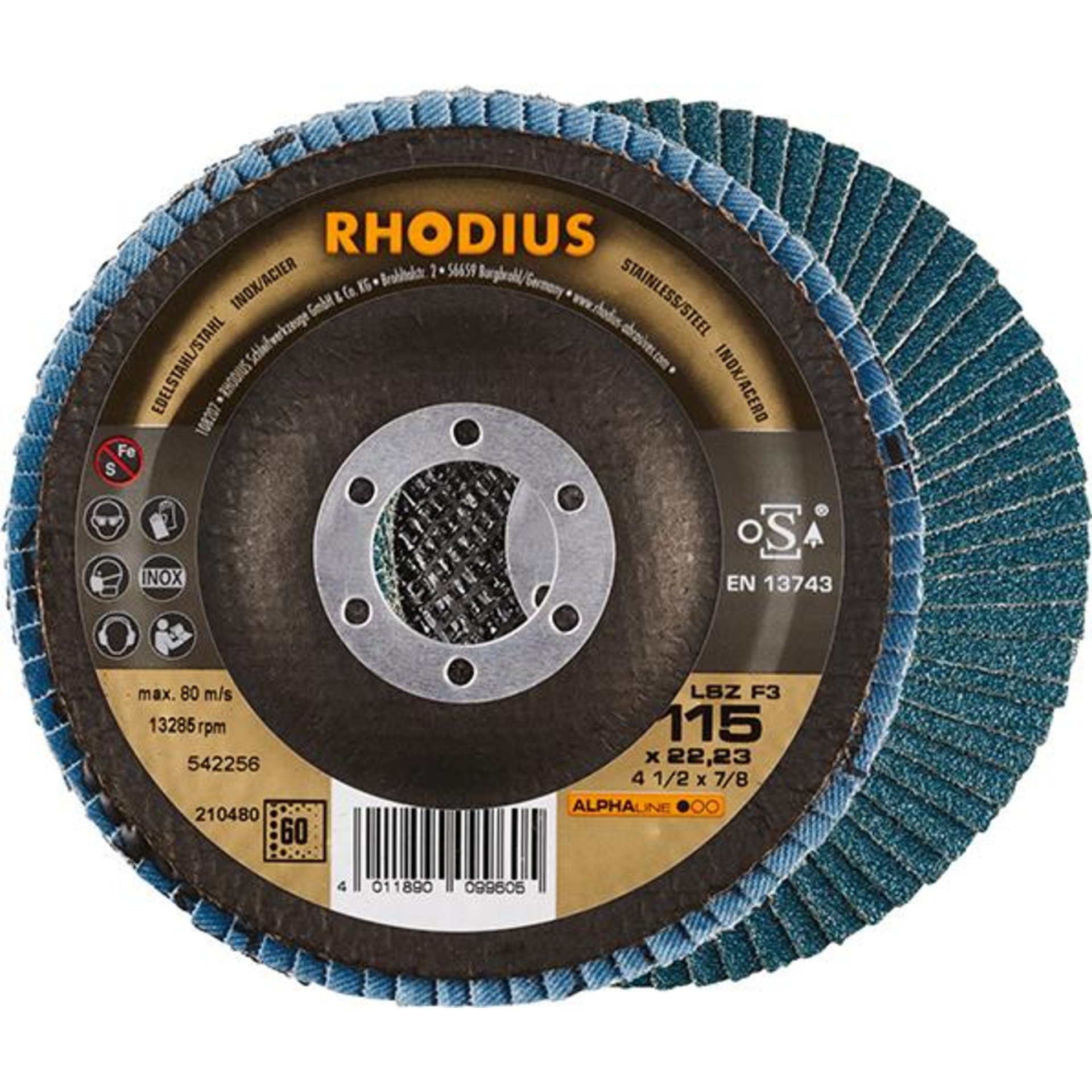 Lamellenschleifsch.LSZ F3115mm K 60 Rhodius