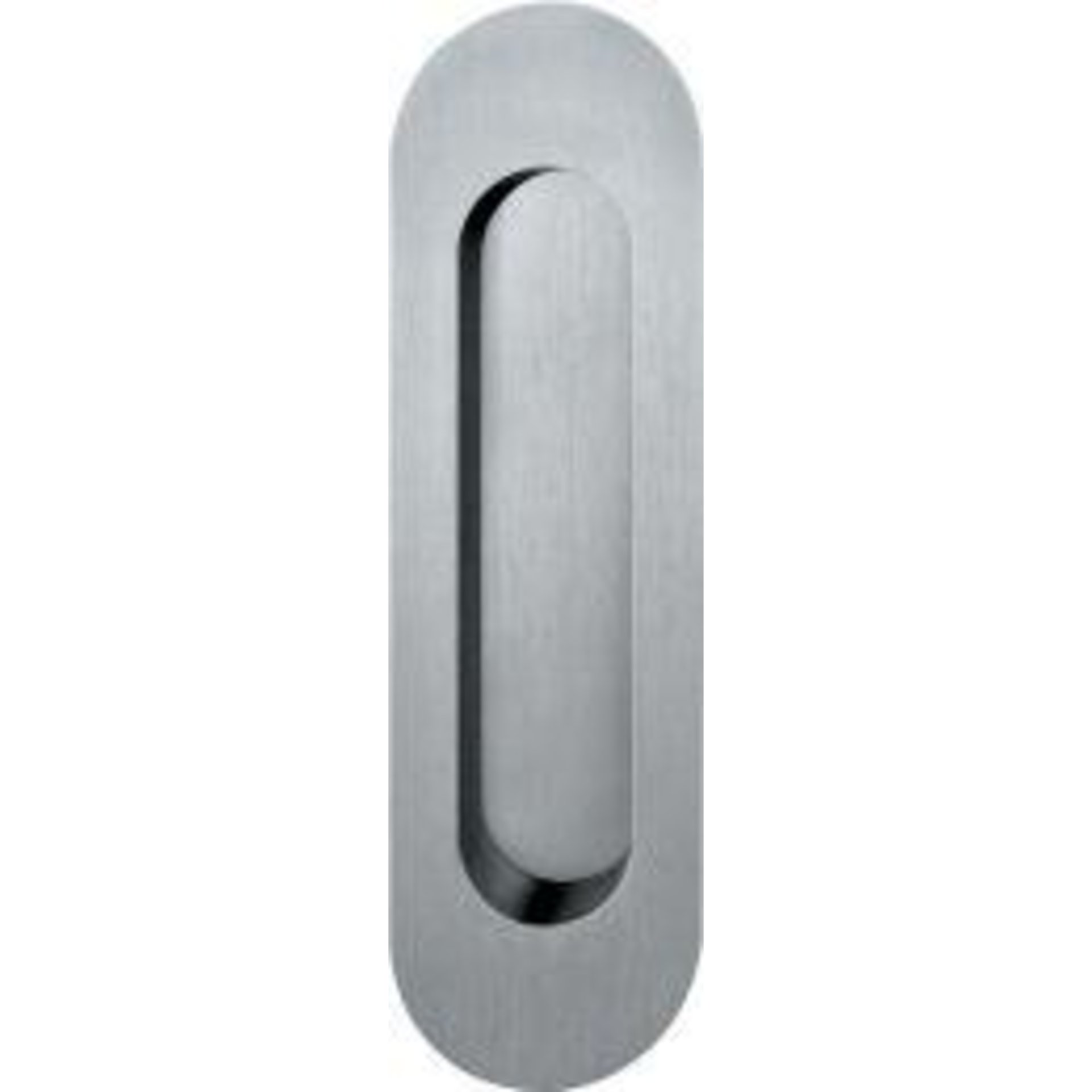 ST-Einlassmuschel,offen, 0 42 4250,oval,Alu F1