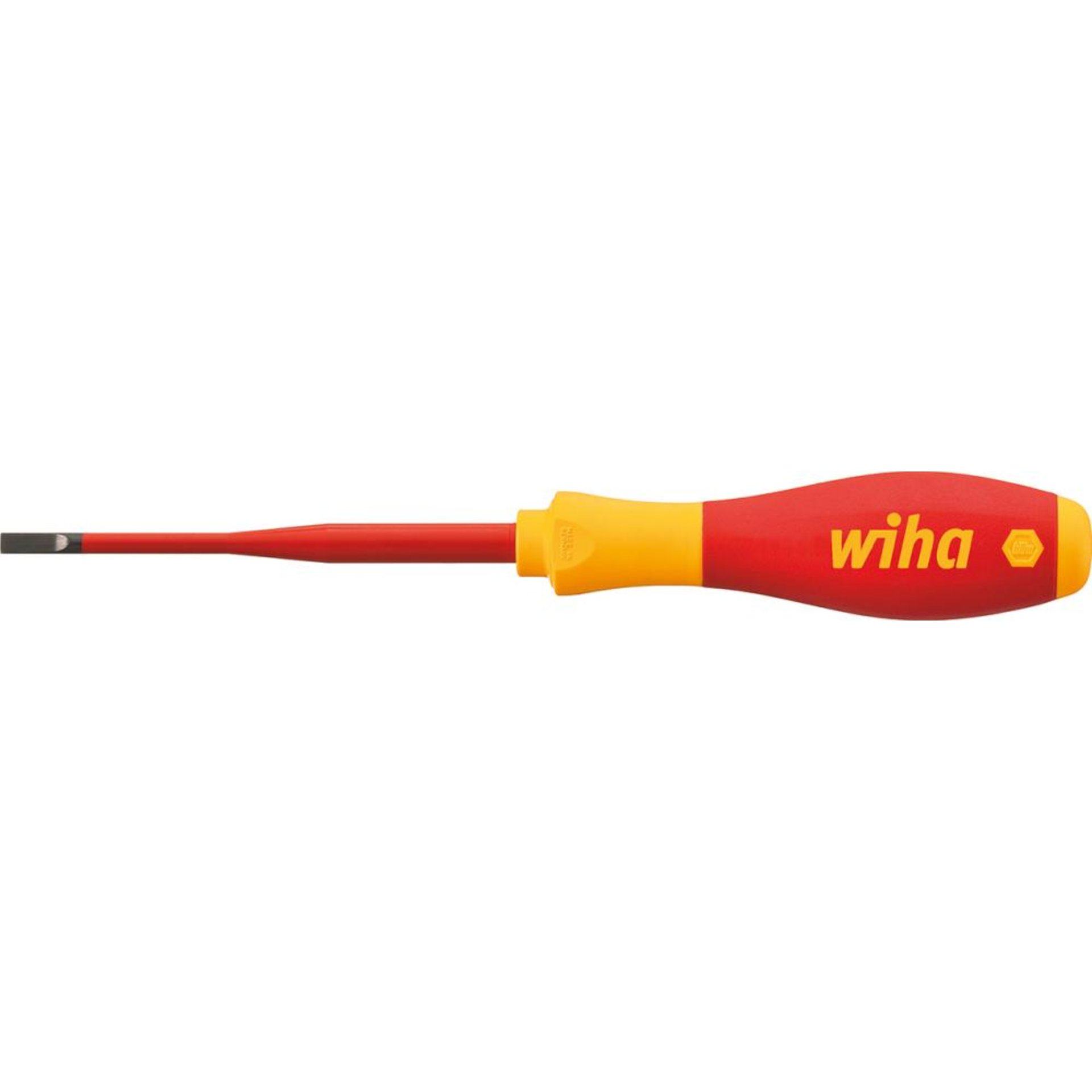 Schraubendreher VDE slim Schlitz 3,5x0,6x100mm Wiha
