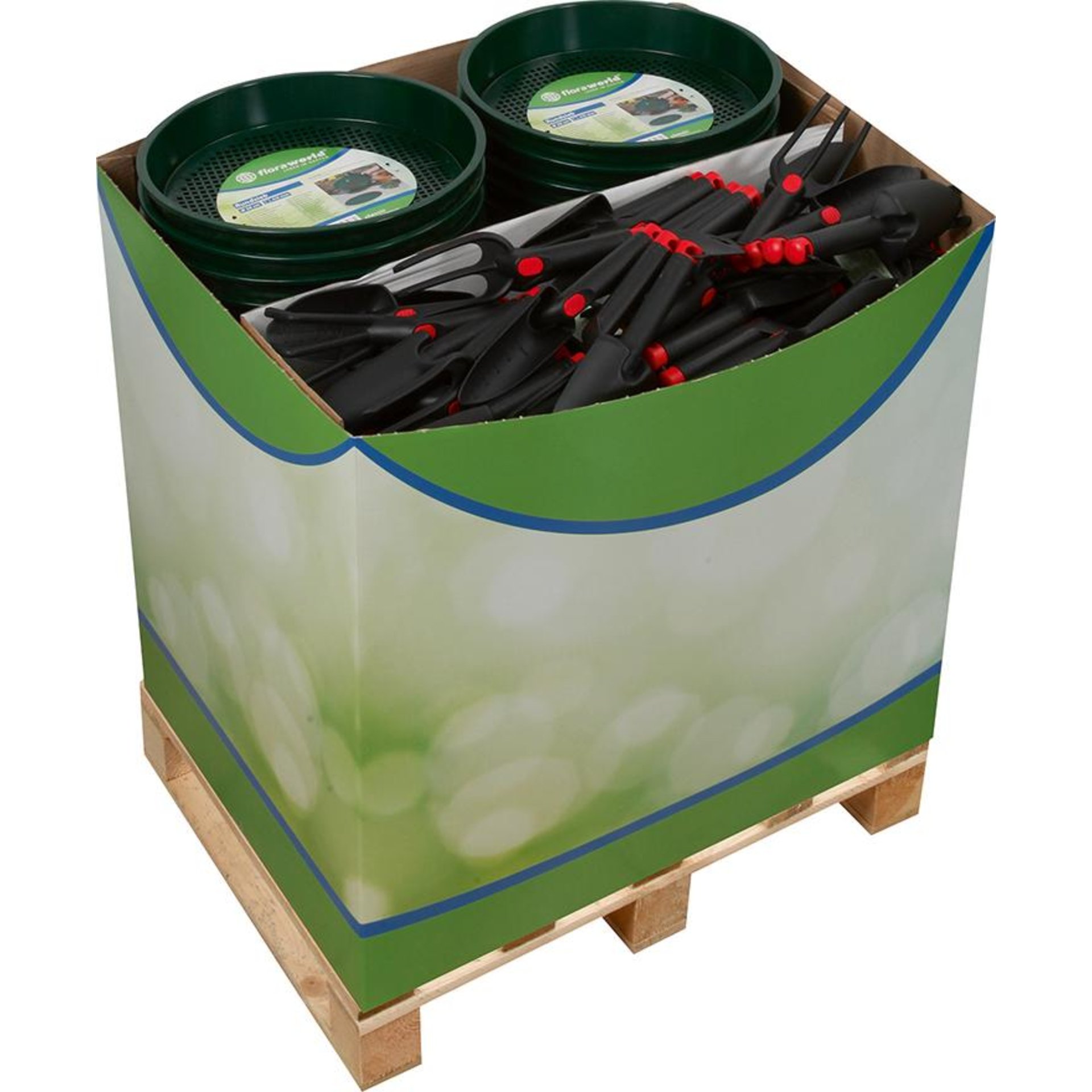 Gartengeräteset u.Rundsieb FWDisplayBeschaffungsa rtikel