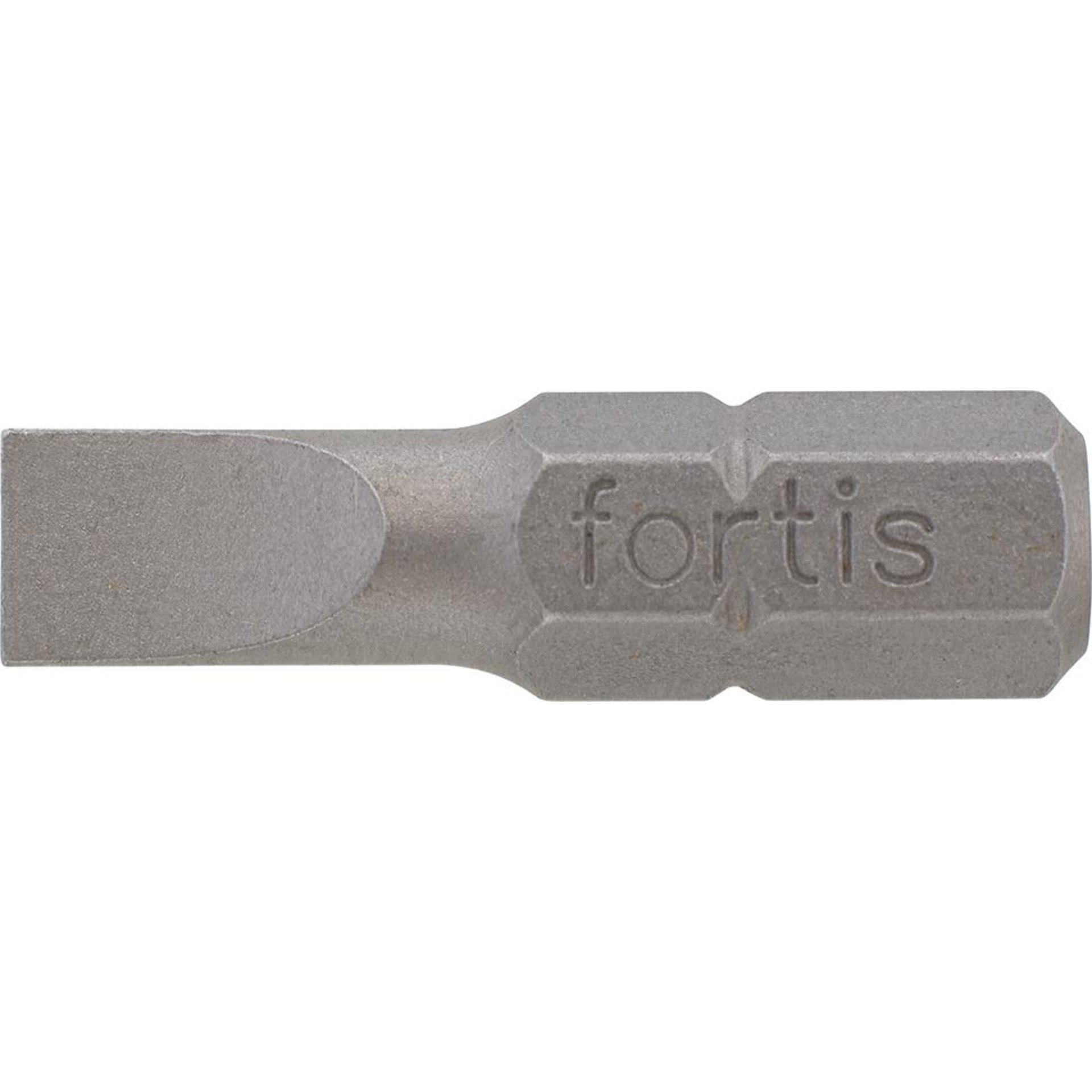 Bit zähhart 1/4" DIN3126 C6,3 Schlitz 4,5x0,6x25mm 10er Pack FORTIS