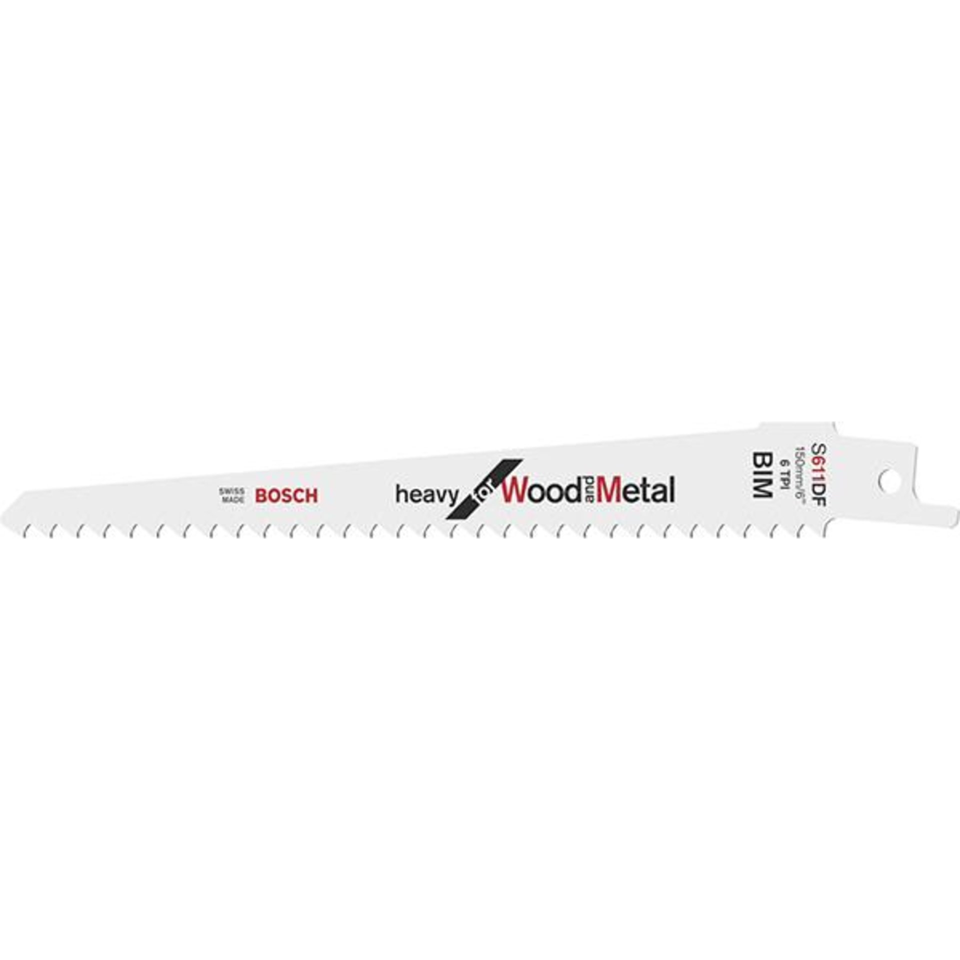 Säbelsägeblatt S 611 DF Bosch VE à 25 Stück Heavy for Wood and Metal