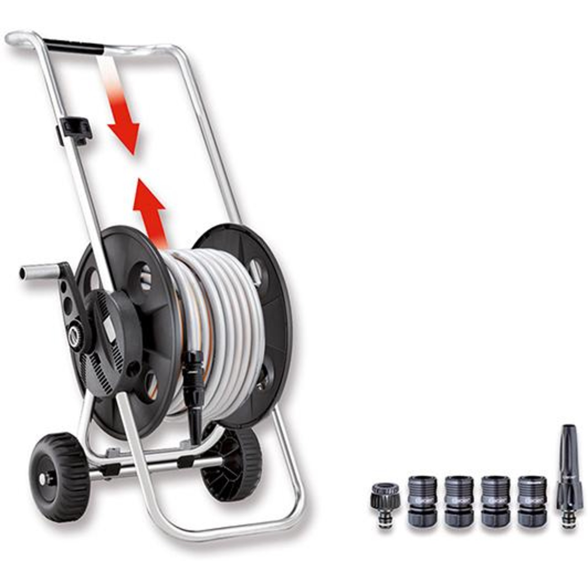 Schlauchwagen-Set Metal Junior Pronto 30 Alu Beschaffungsartikel