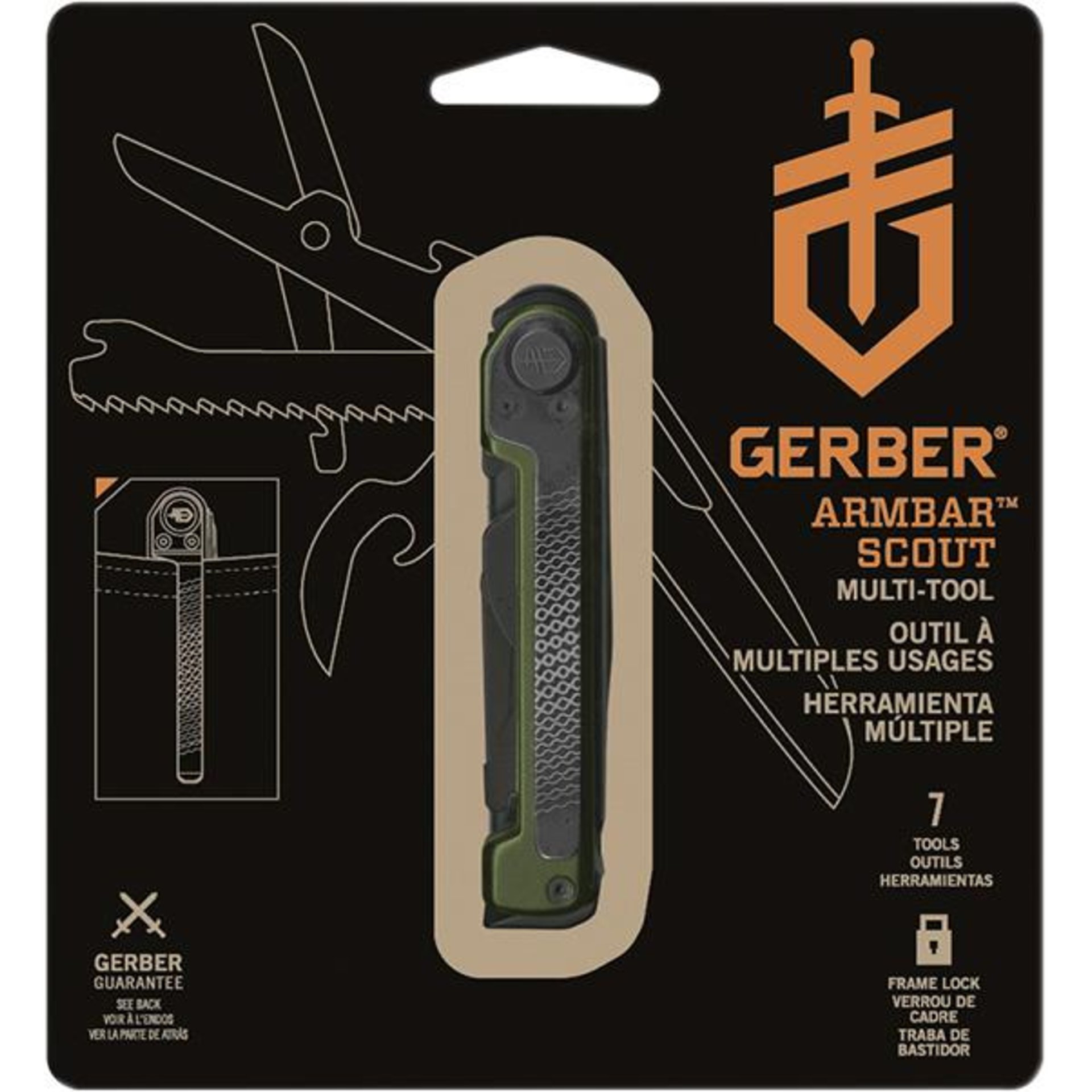 Multitool Armbar Scout Dark Green Beschaffungsartikel