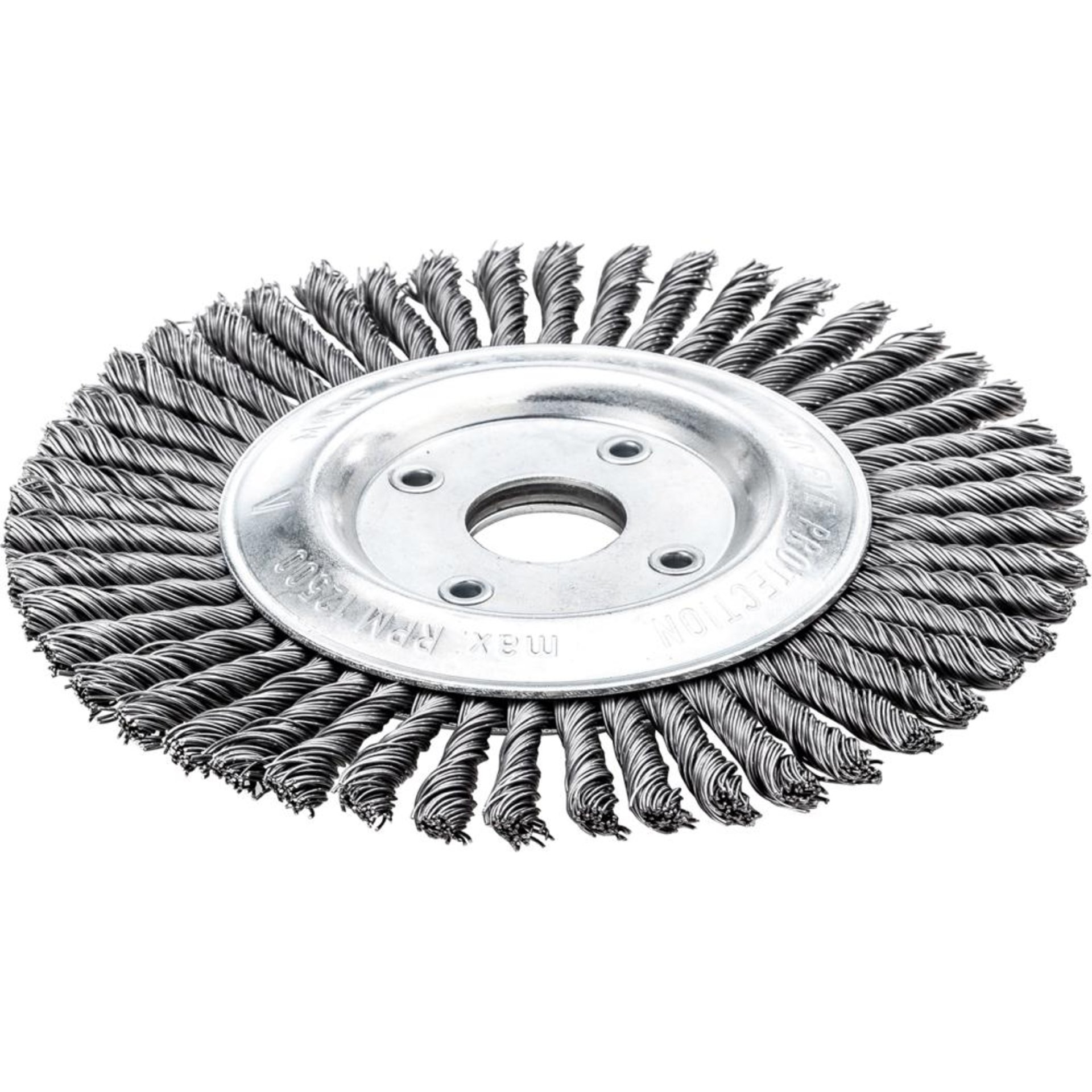Pipelinebürste Stahldraht178x6mm gezopft 0,5mm Lessmann