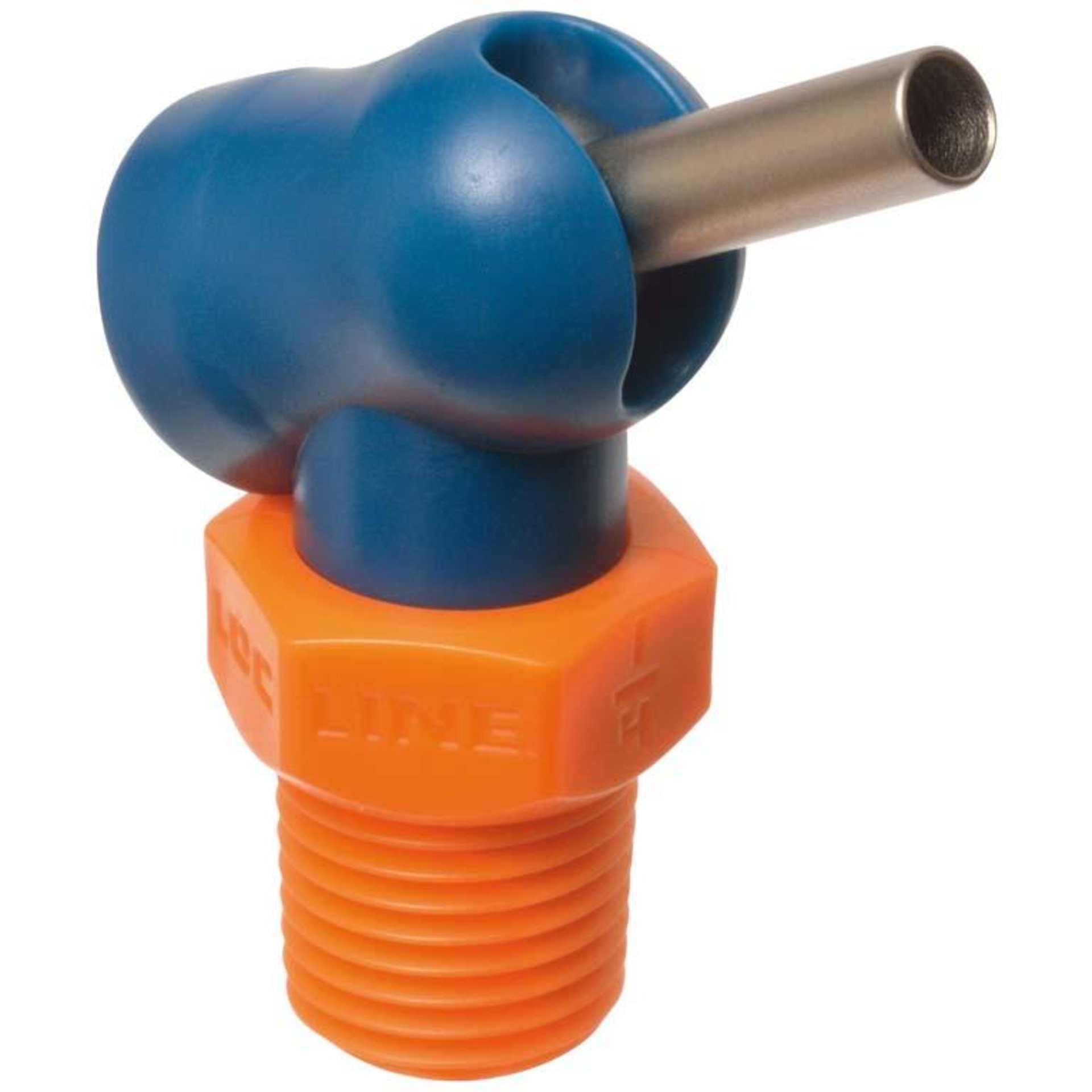 Hochdruckdüse XW für Kühlmittelschlauch 1/8" 70bar Ø1,6x0mm blau-orange LOC-LINE