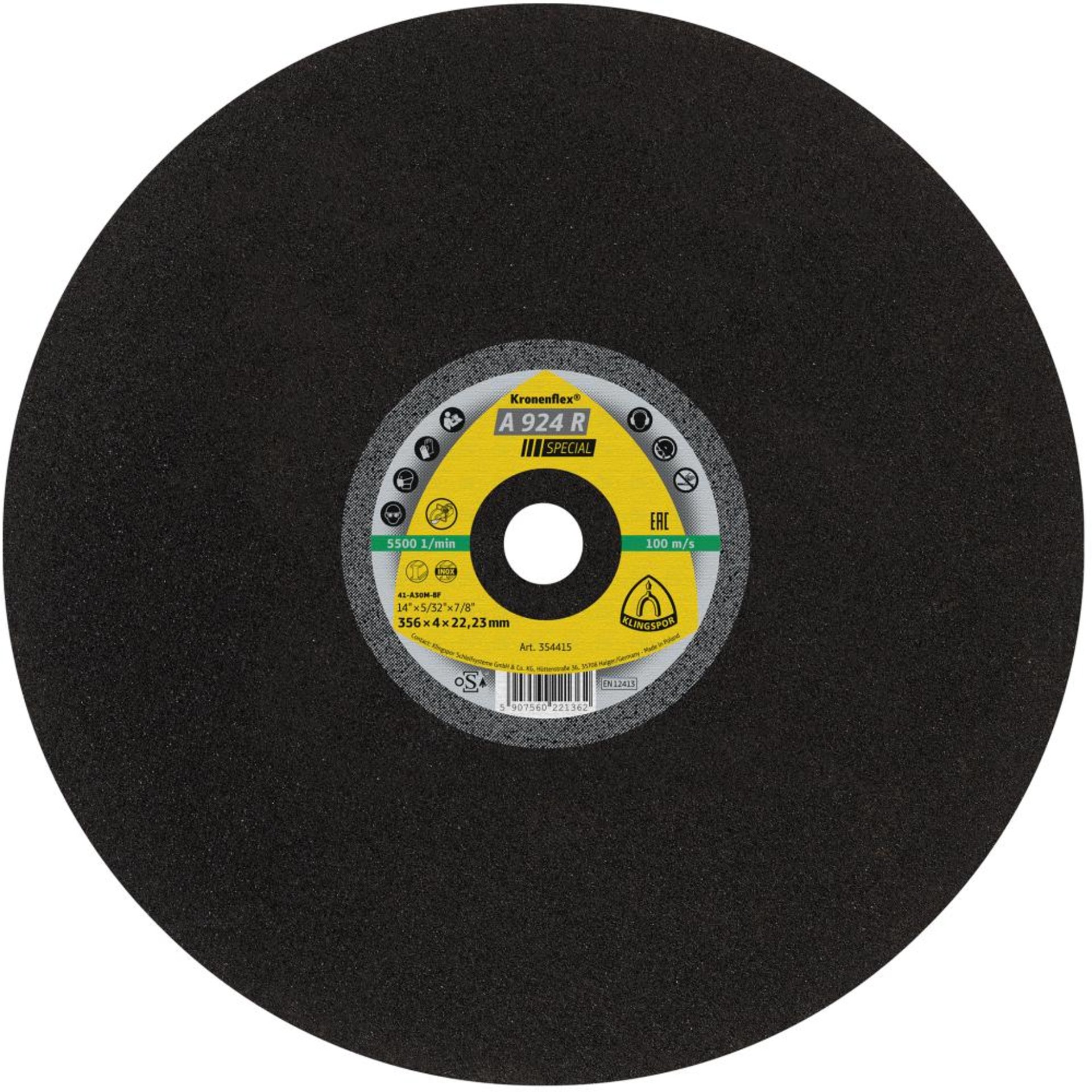 Trennscheibe A 924 R SPECIAL für Stahl