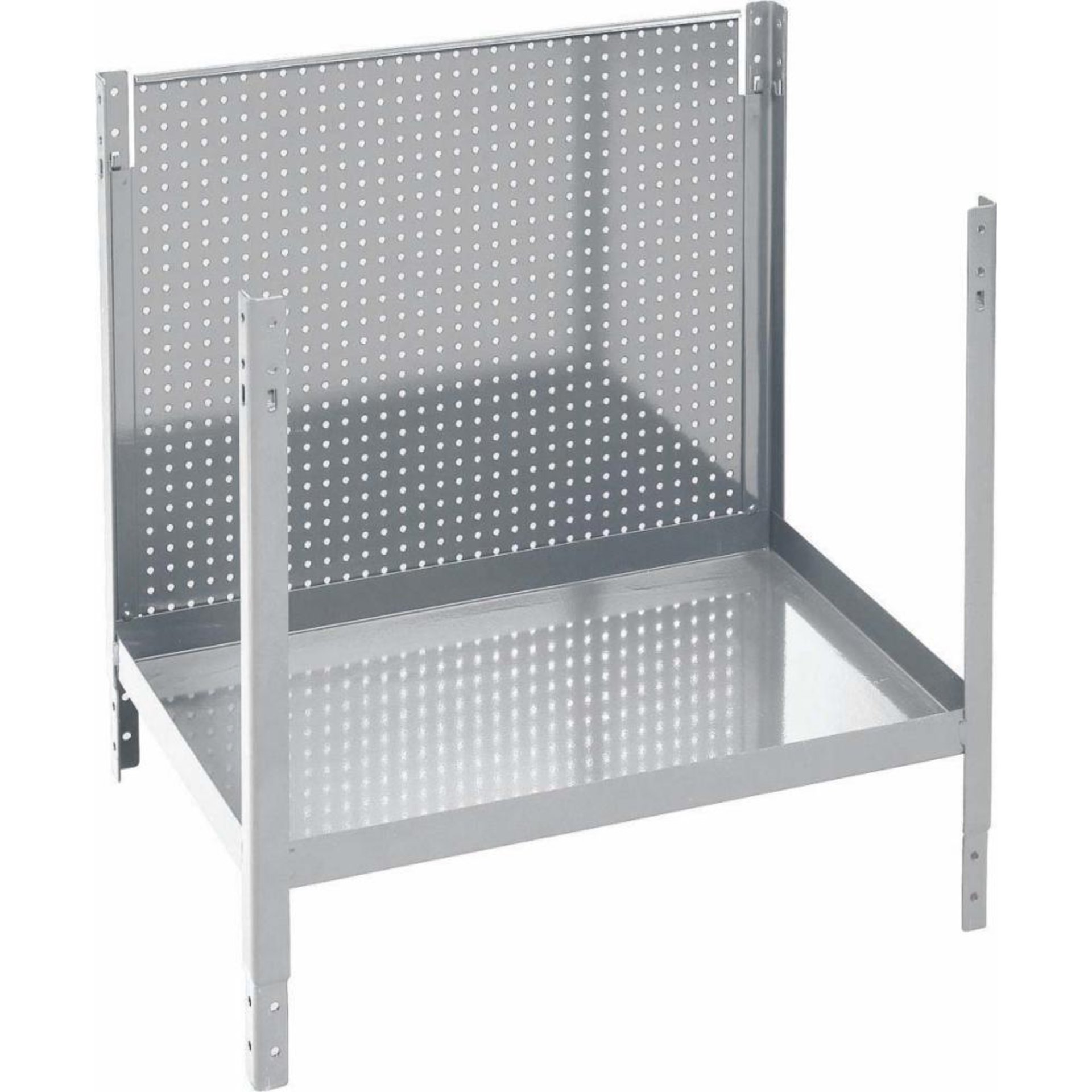 PROC-F10Fachboden Lochbl.Silverprof SF10silbergrau