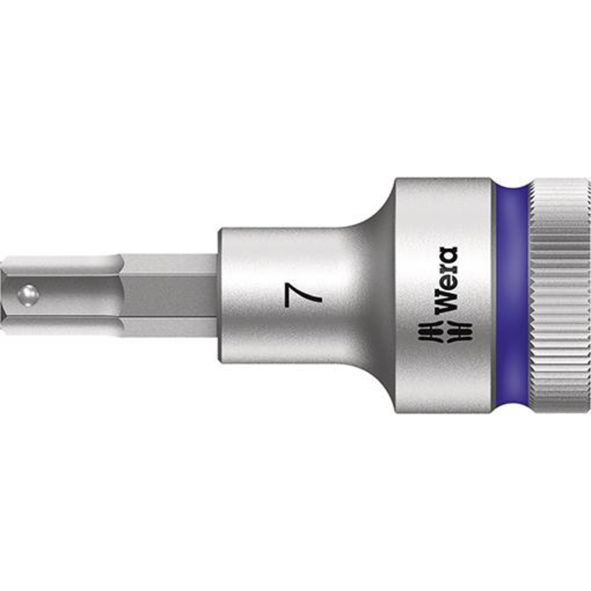 Schraubendrehereinsatz 1/2" Innensechskant mit Haltefunktion 7x60mm Wera