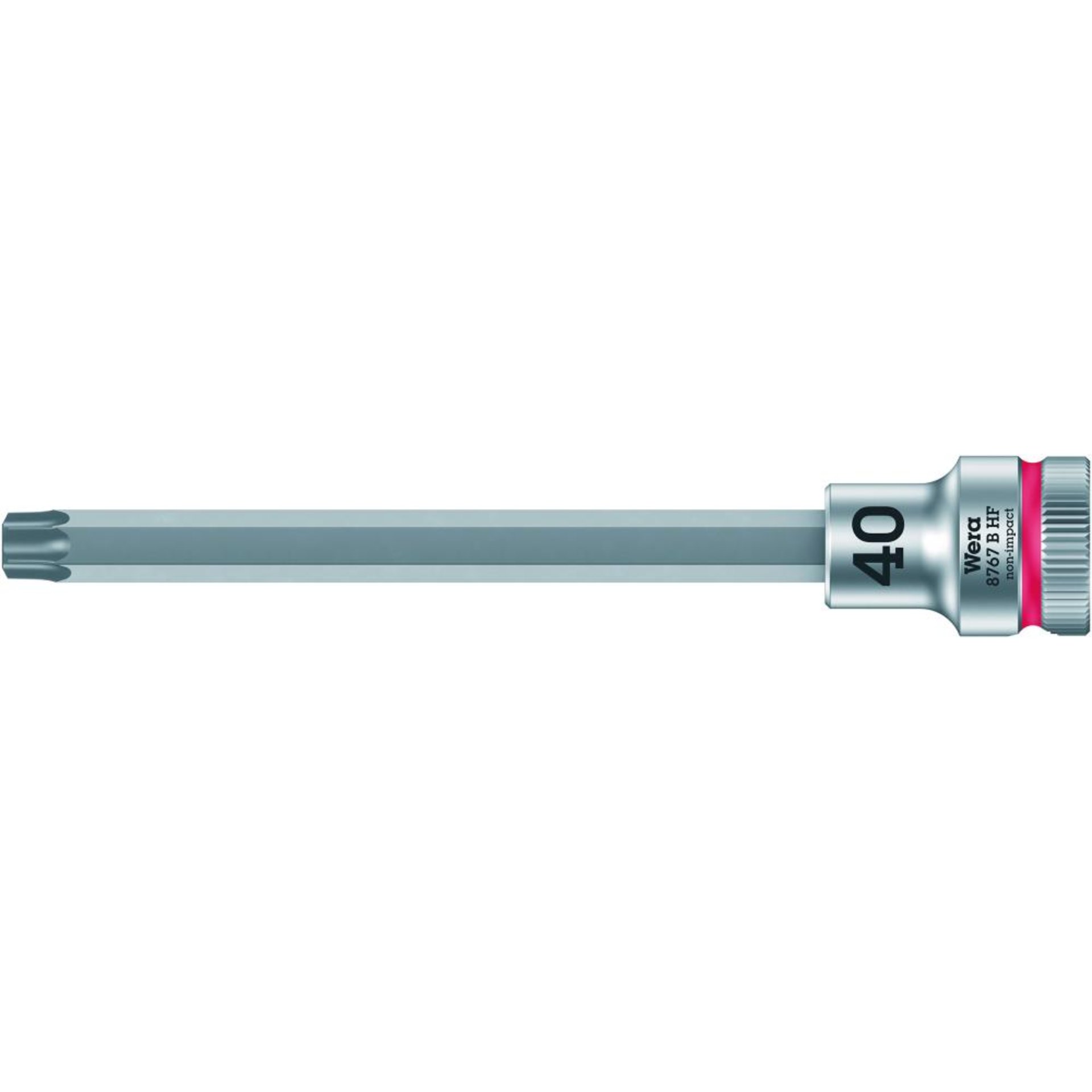 Schraubendrehereinsatz mit Haltefunktion 3/8" T40x107mm Wera