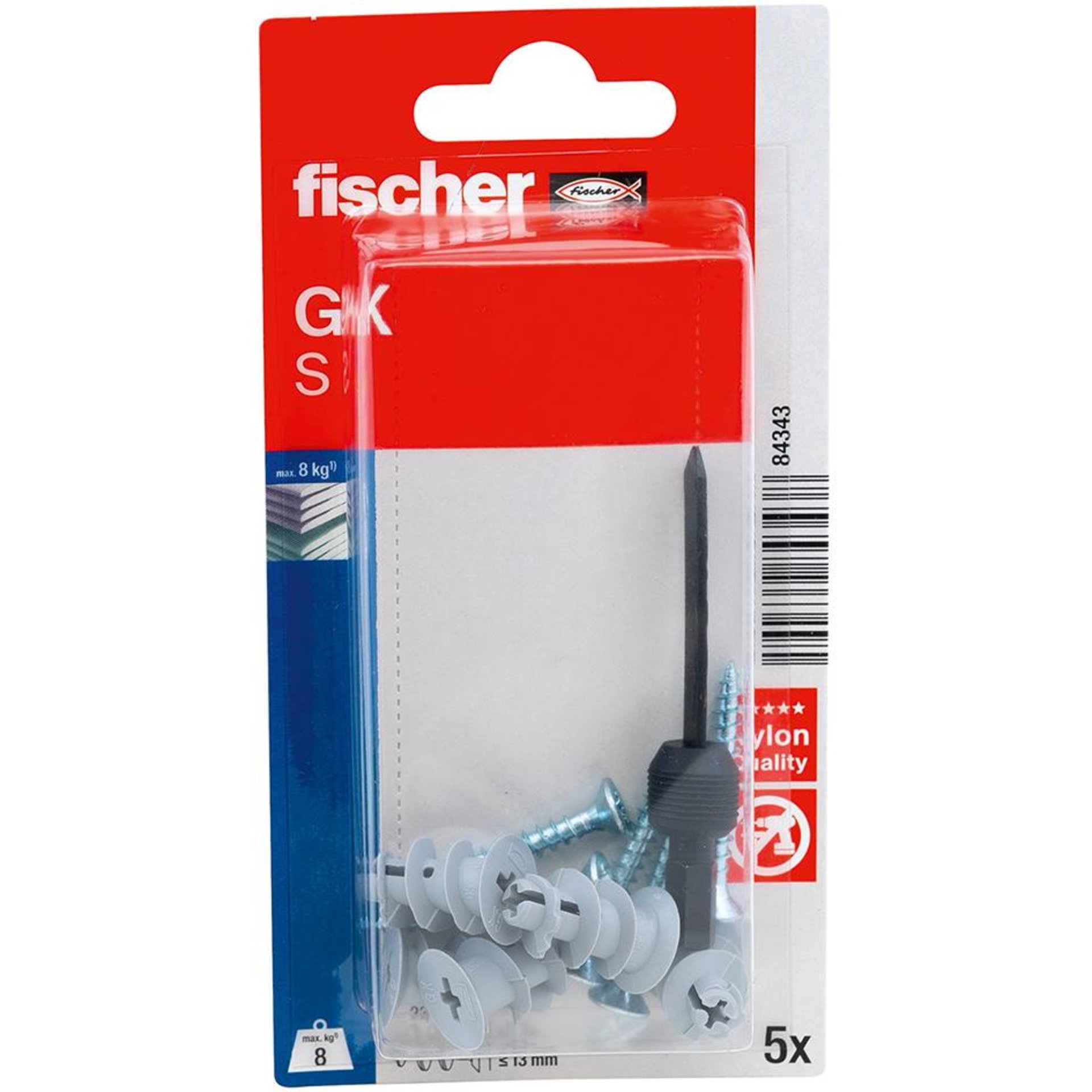 fischer Gipskartondübel GK S K (5)
