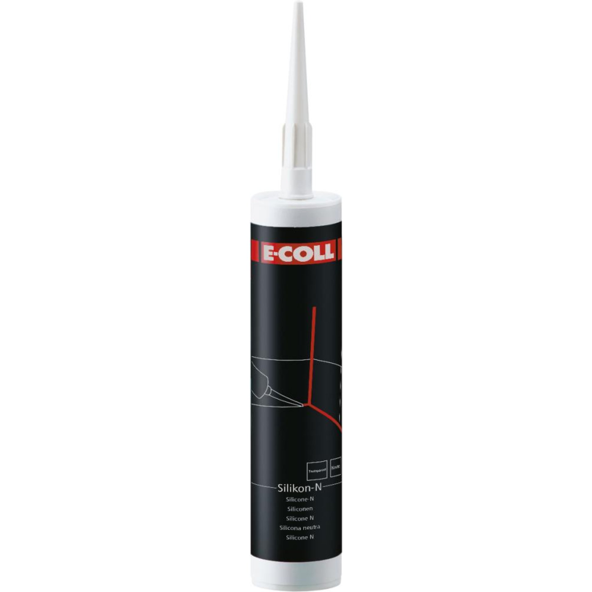 Silikon-N Dichtmasse 310ml transparent E-COLL