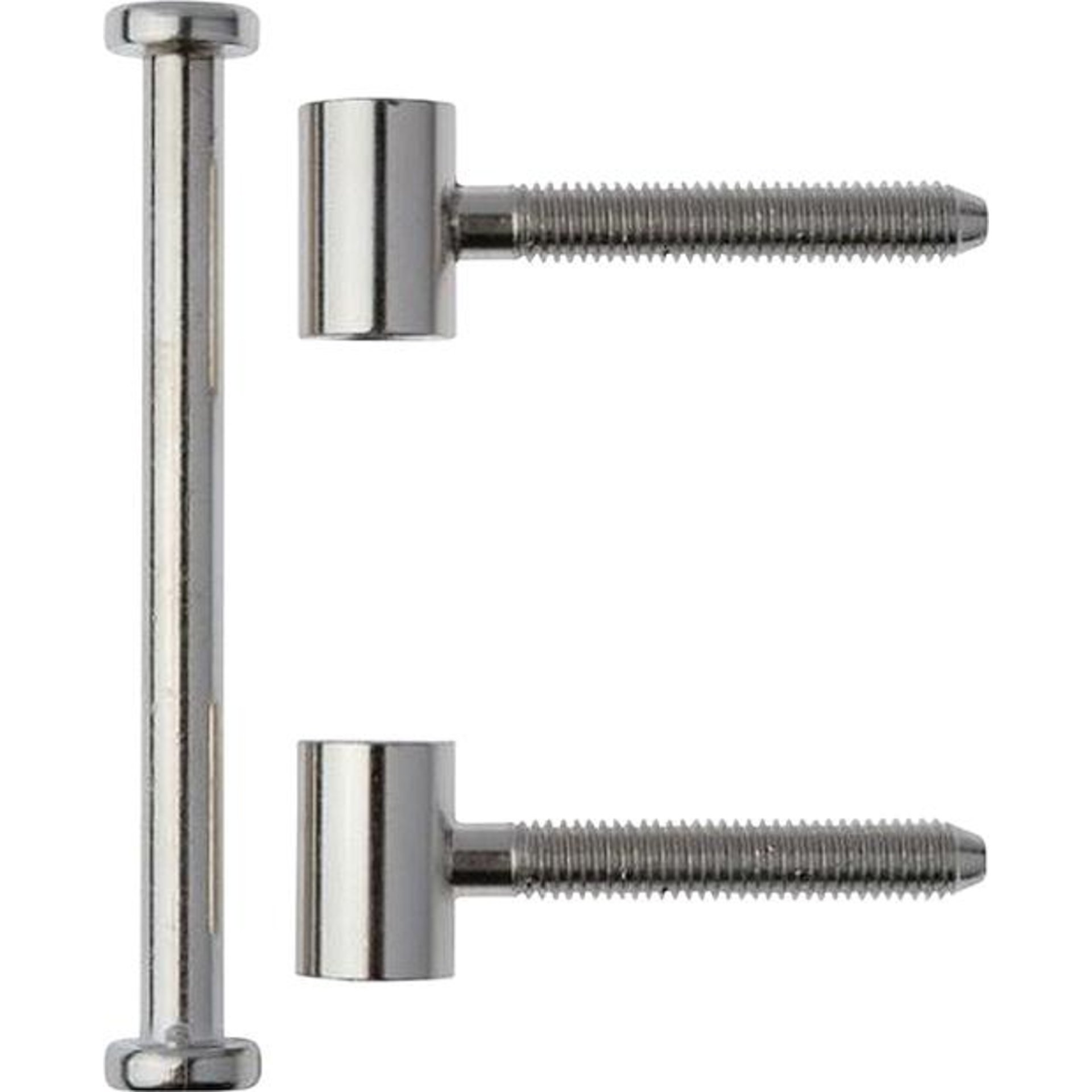 Flügelteil 3tlg. Holz, o. Nb, vernickelt Rollen ø 15, Türgew. 60kg