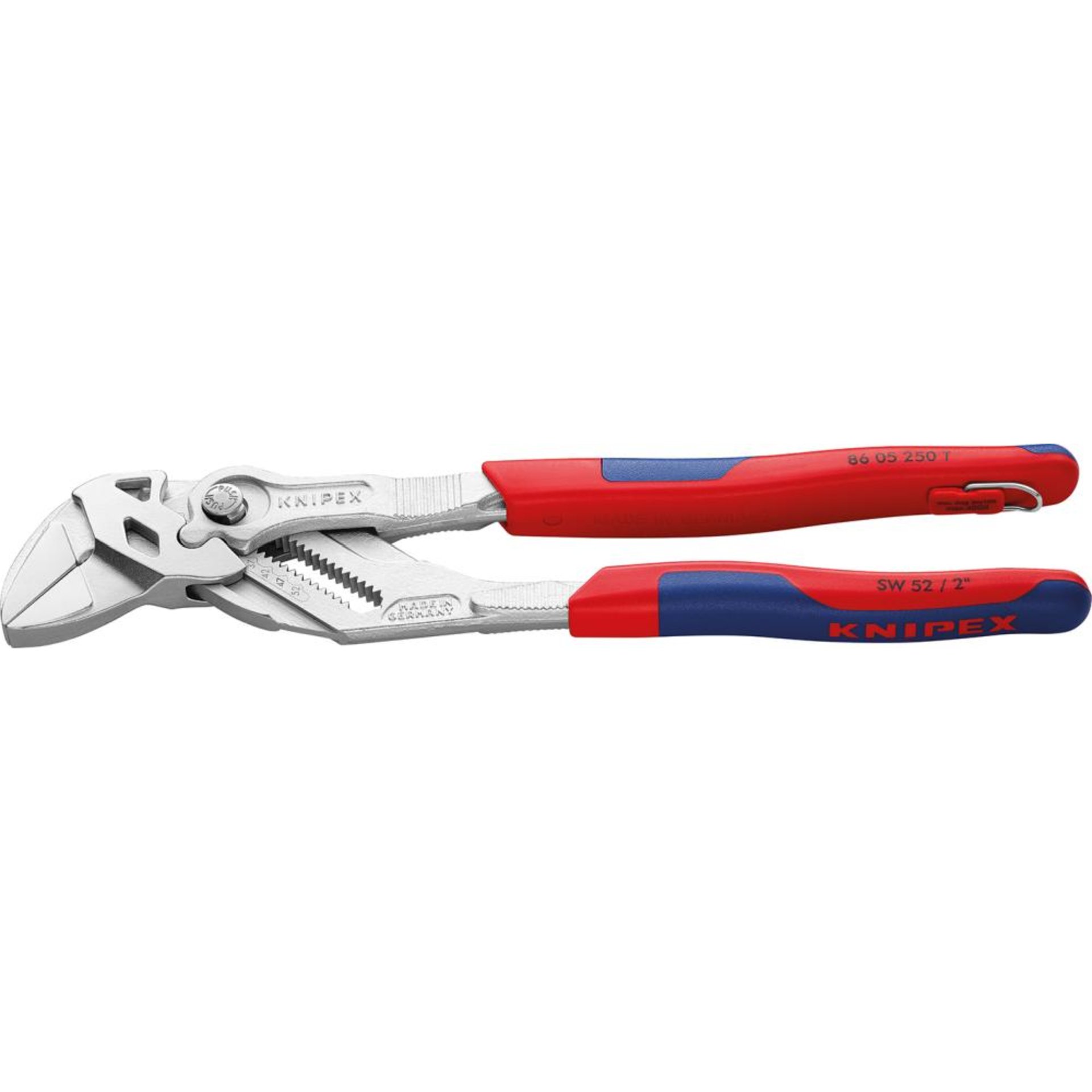 Zangenschl.m.Si.Öse 250mm Verchr.2K Knipex