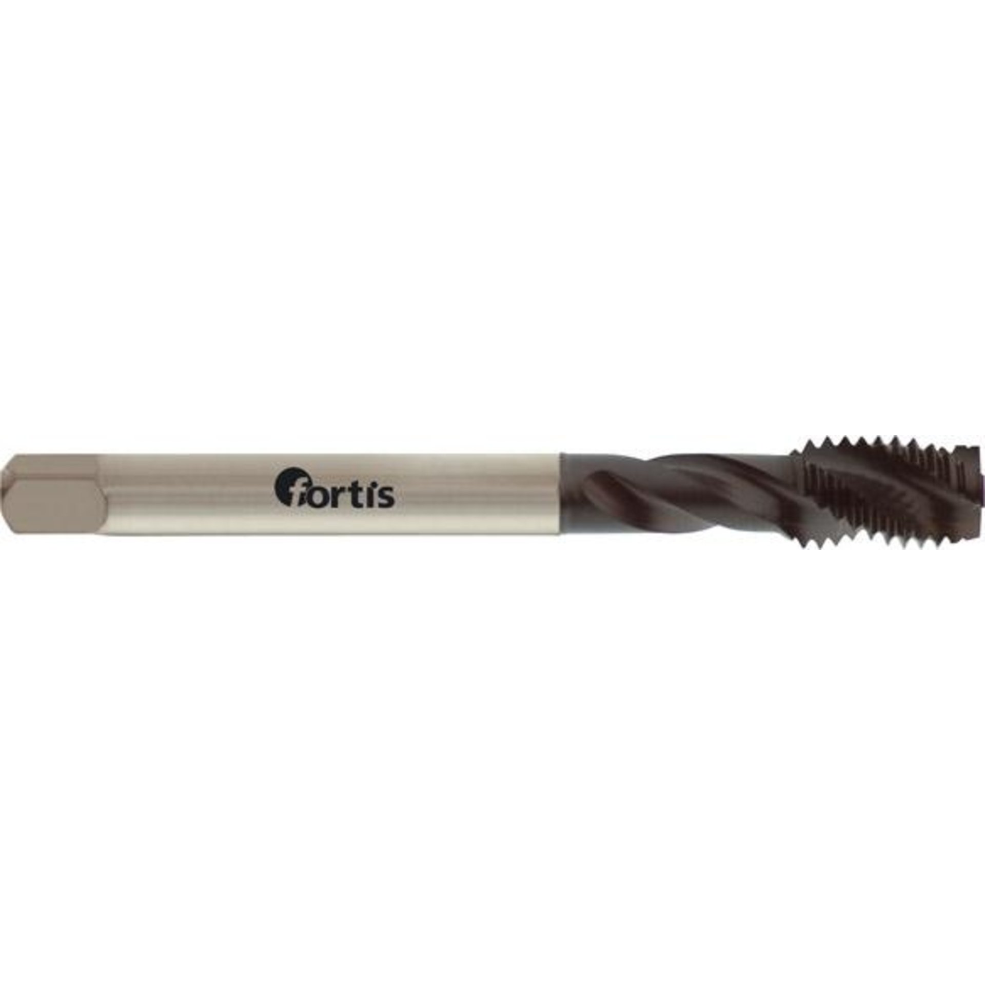 Maschinengewindebohrer DIN376 HSSE vaporisiert Typ INOX 6H Form C M12 FORTIS